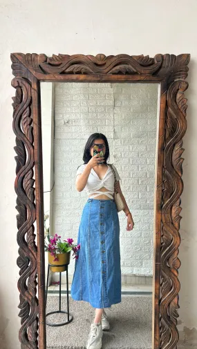 17) Korean skirt waist:30/l:25
