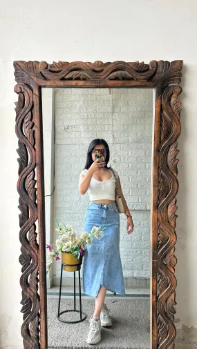 60) Korean skirt waist:24/l:27