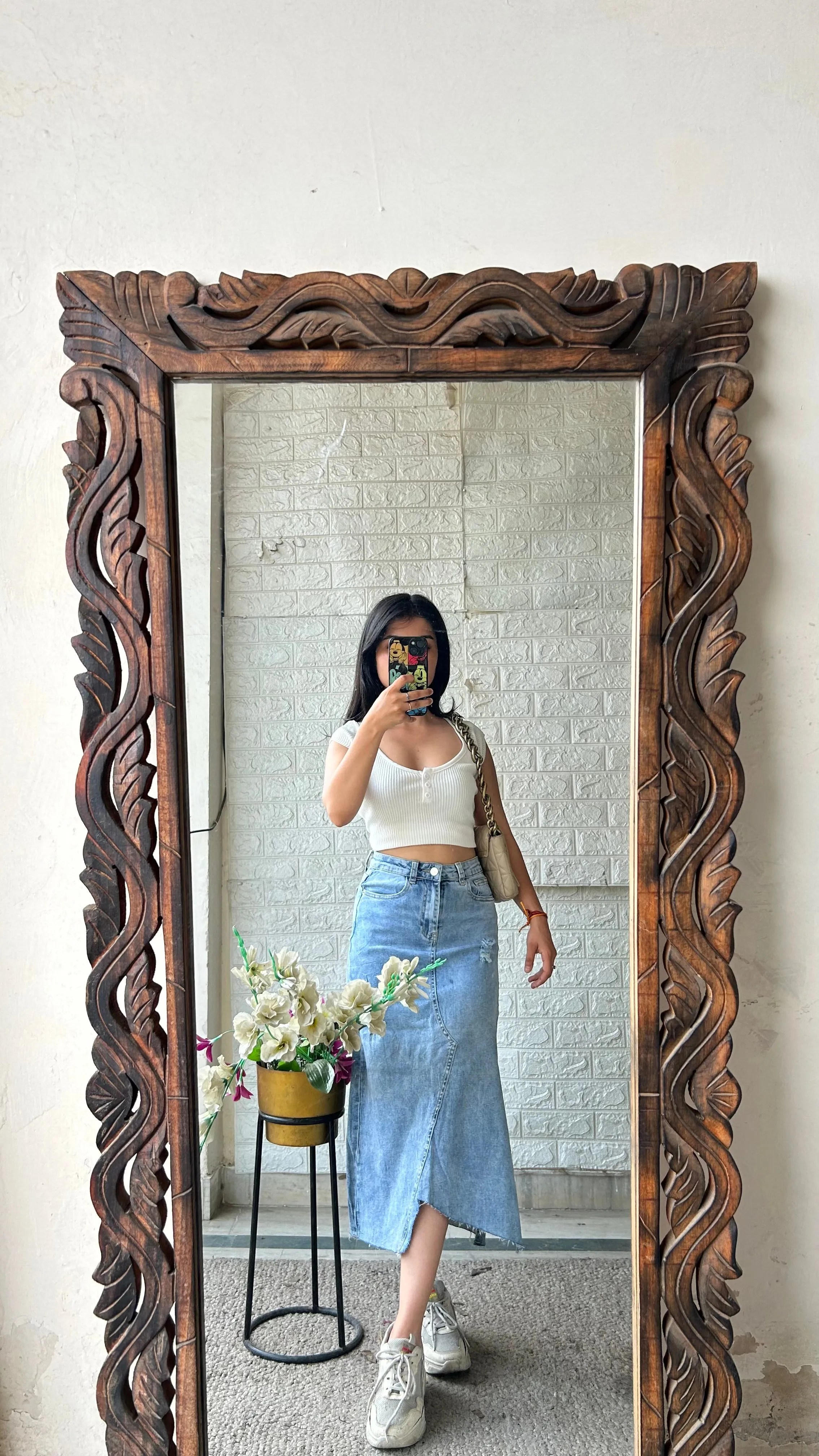 60) Korean skirt waist:24/l:27