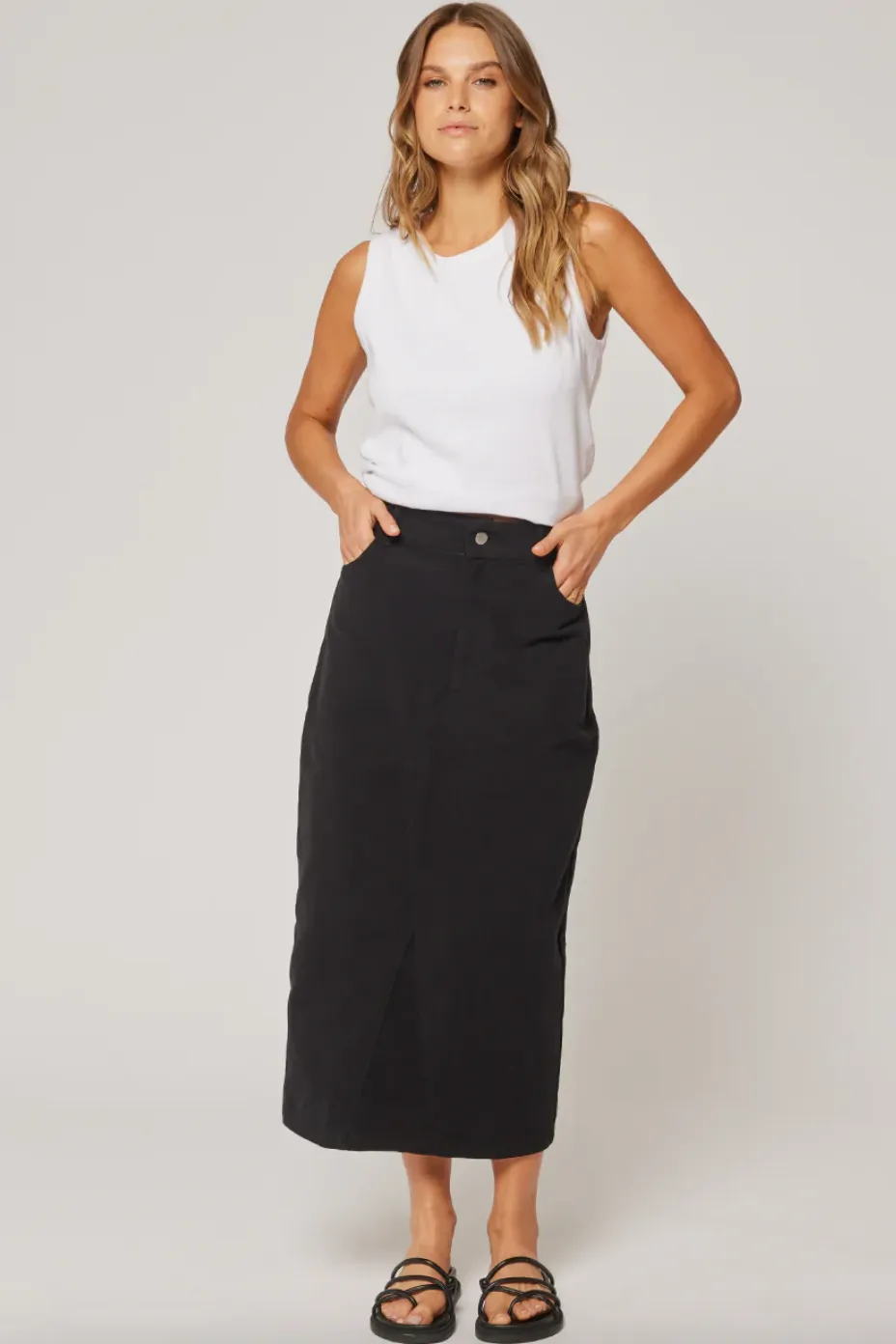Abbit Skirt, Washed Black