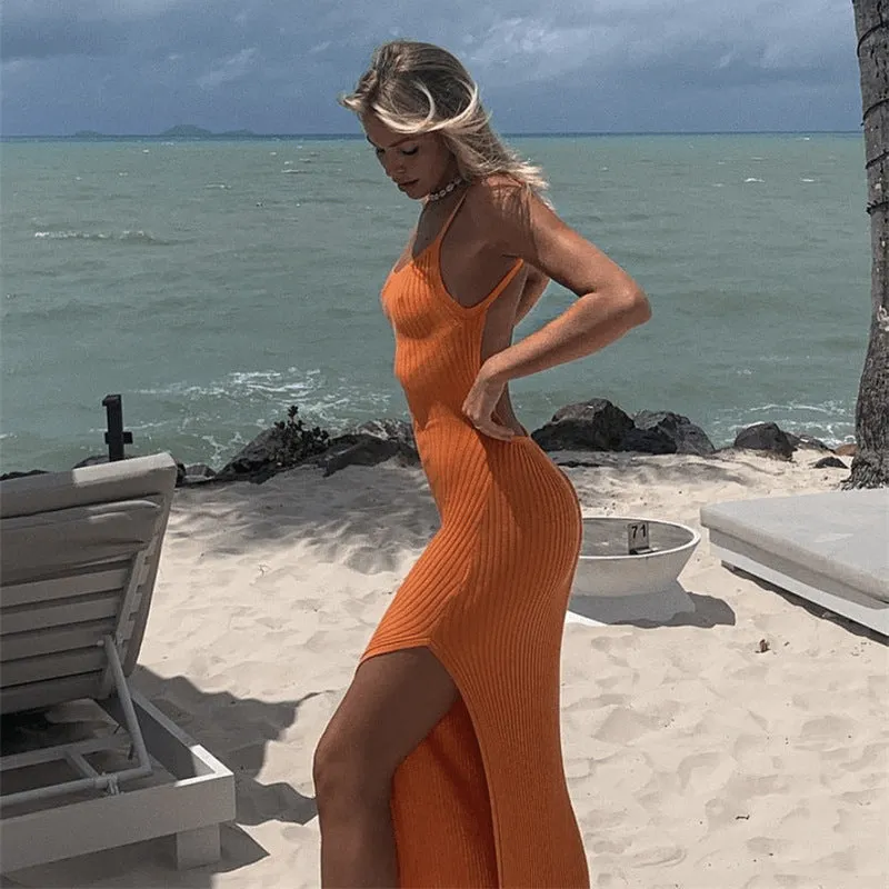 Anouk Backless Midi Dress