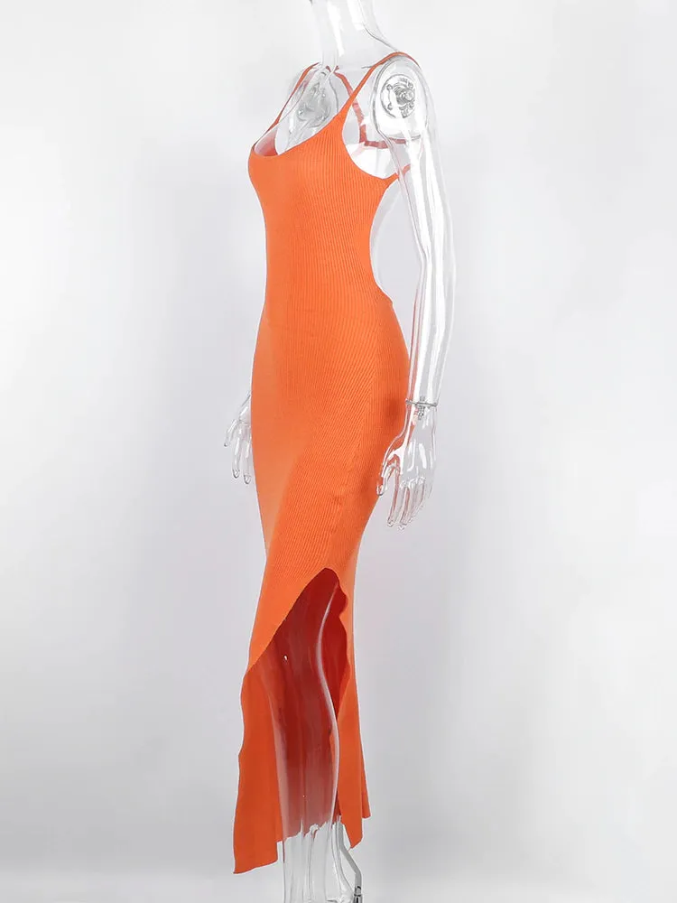 Anouk Backless Midi Dress