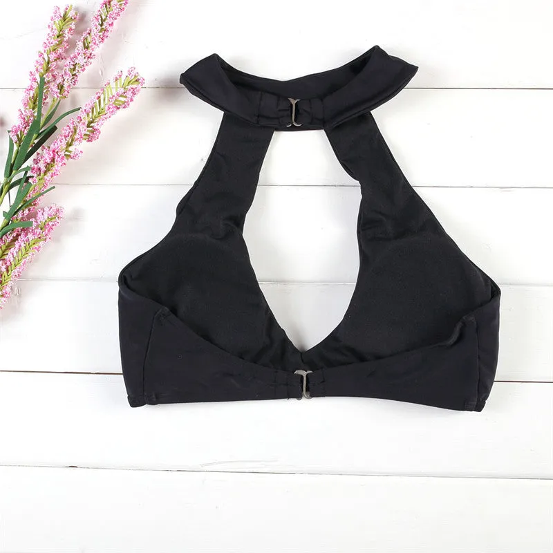 Beach Babe Halter Cut Out Bikini