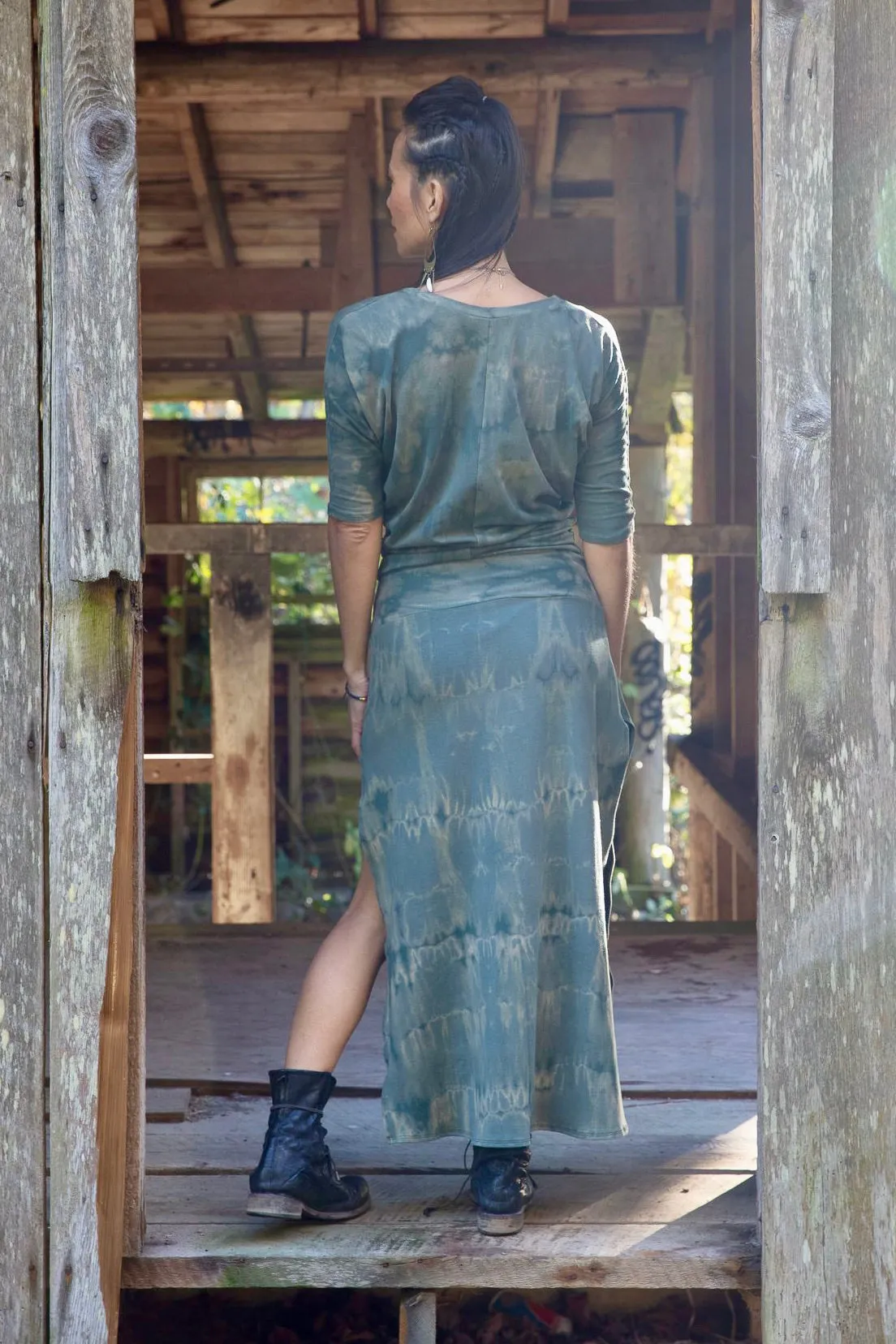 Birch Tree Dress - Shibori