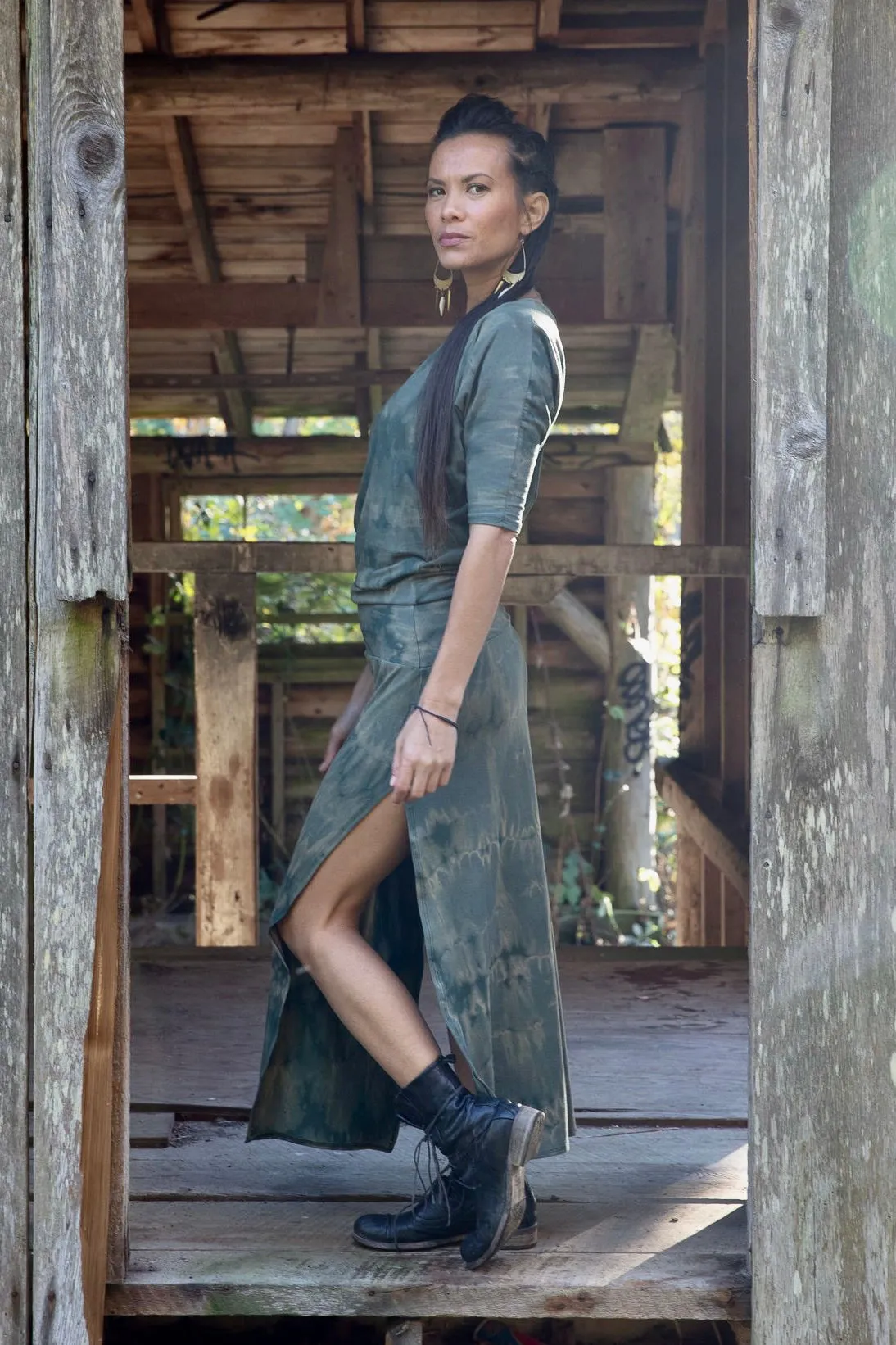 Birch Tree Dress - Shibori