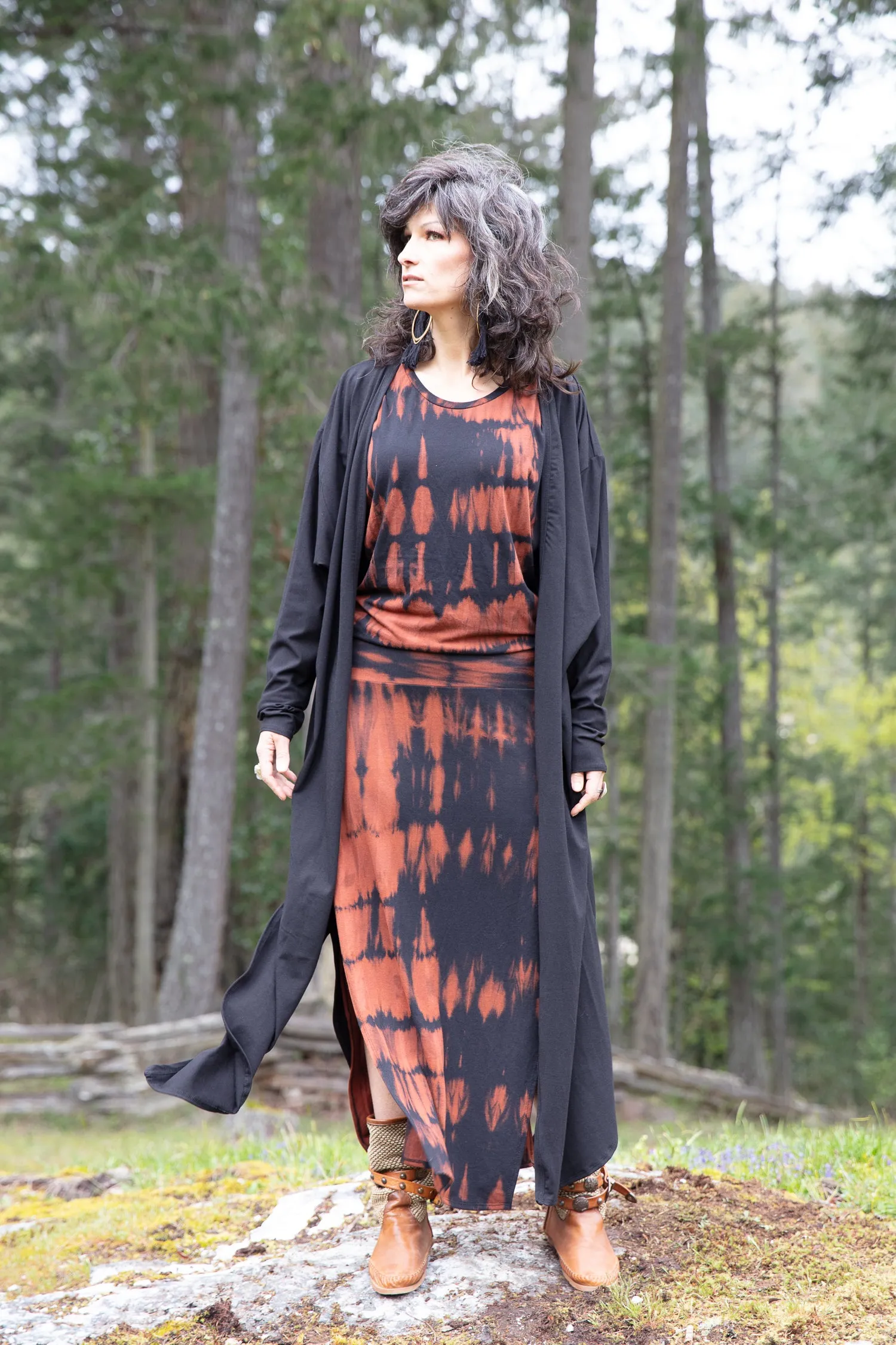 Birch Tree Dress - Shibori