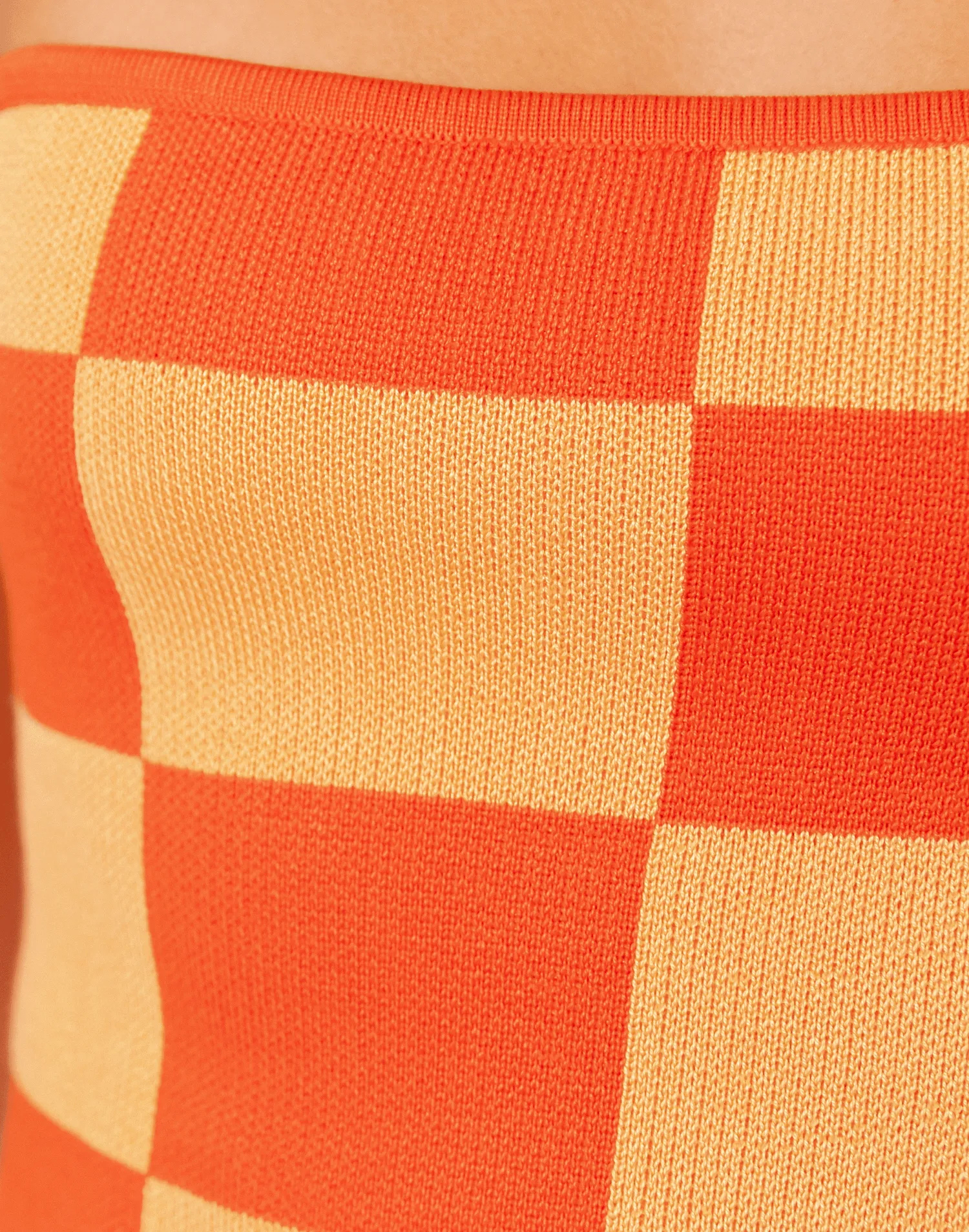 Blake Strapless Top (Red/Orange) all