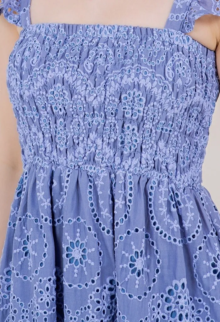 Camellia Maxi Dress-Periwinkle