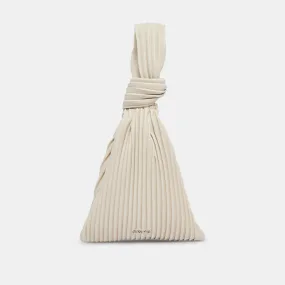 CAREY HANDBAG IVORY FAUX LEATHER