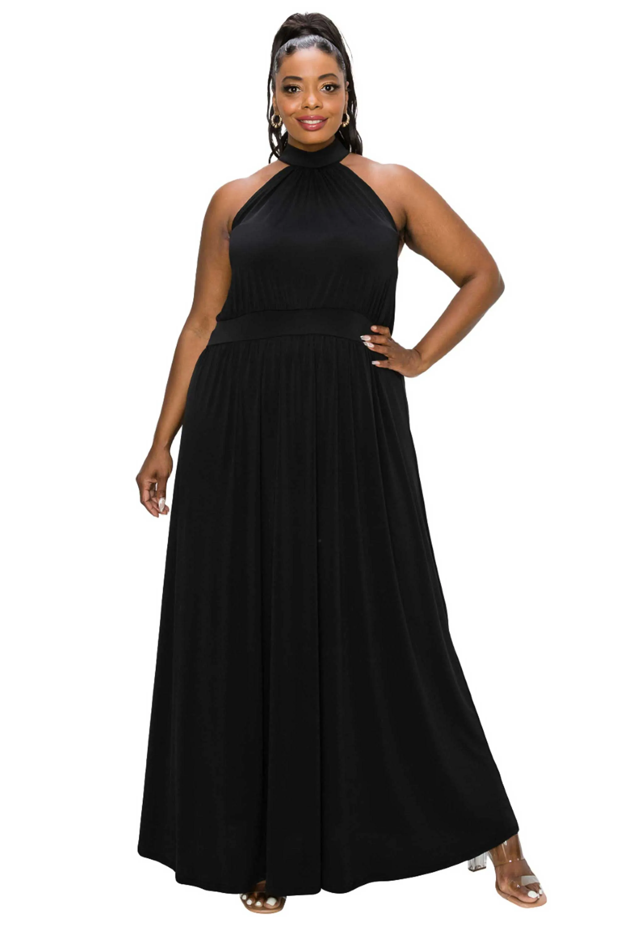 Cassia Halter Neck Dress