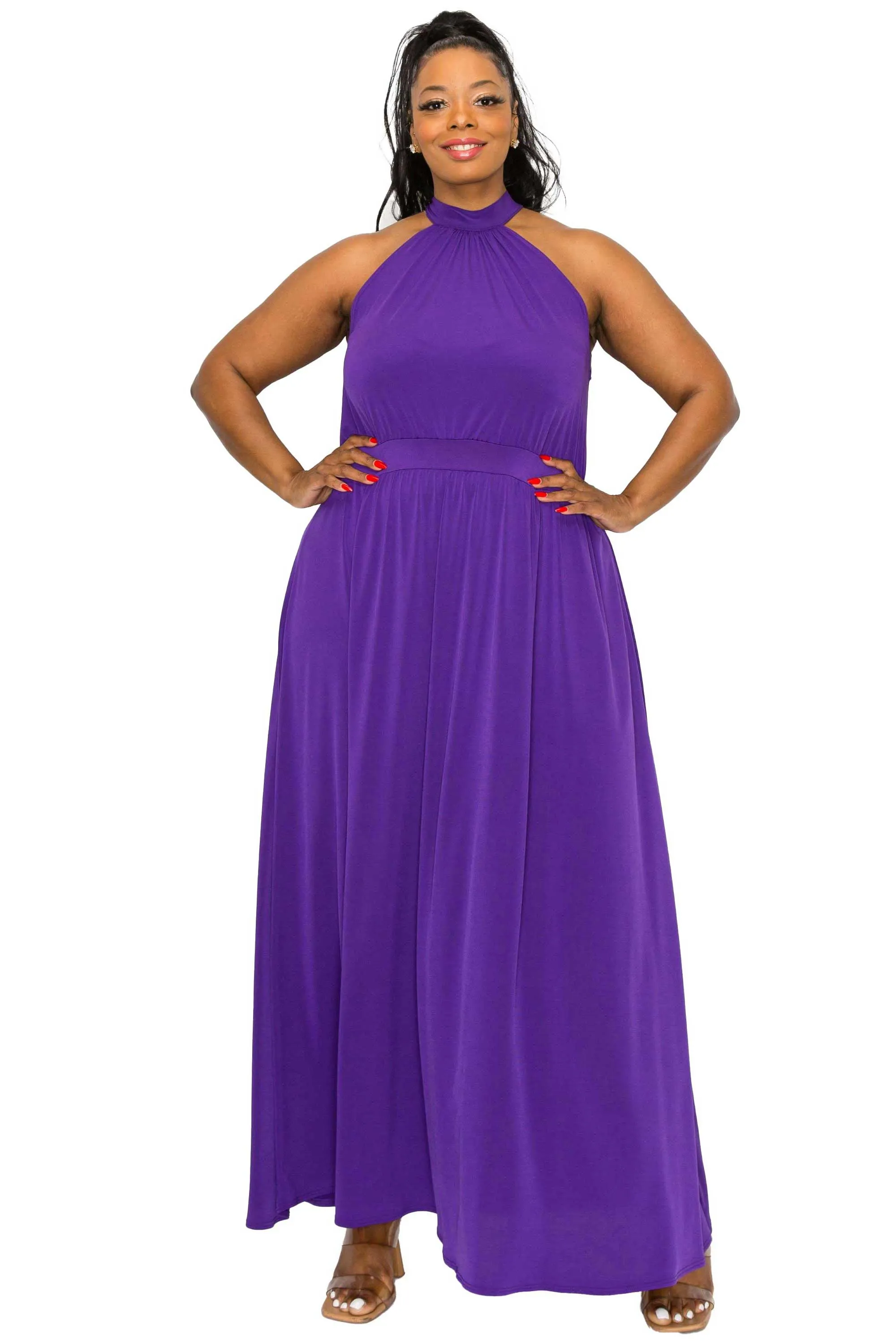 Cassia Halter Neck Dress