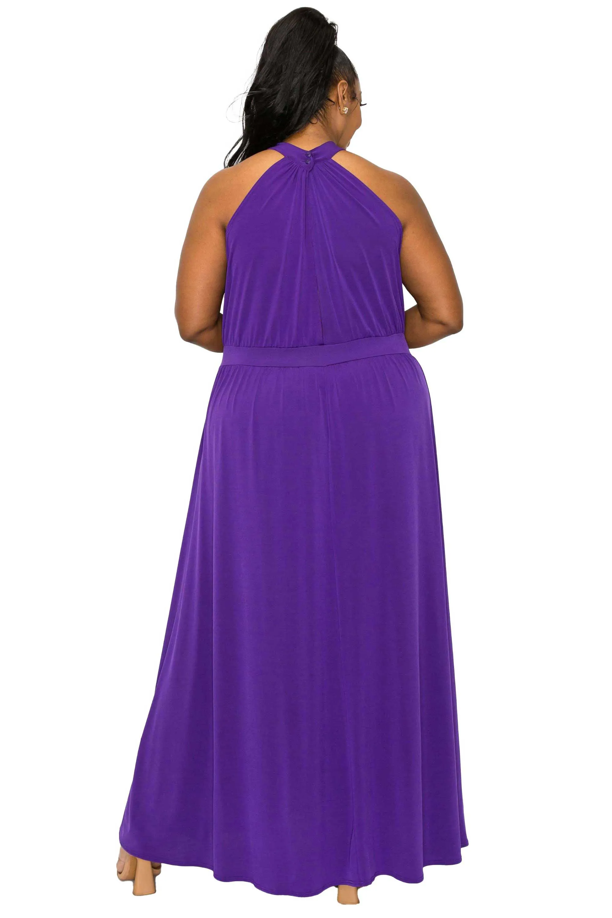 Cassia Halter Neck Dress
