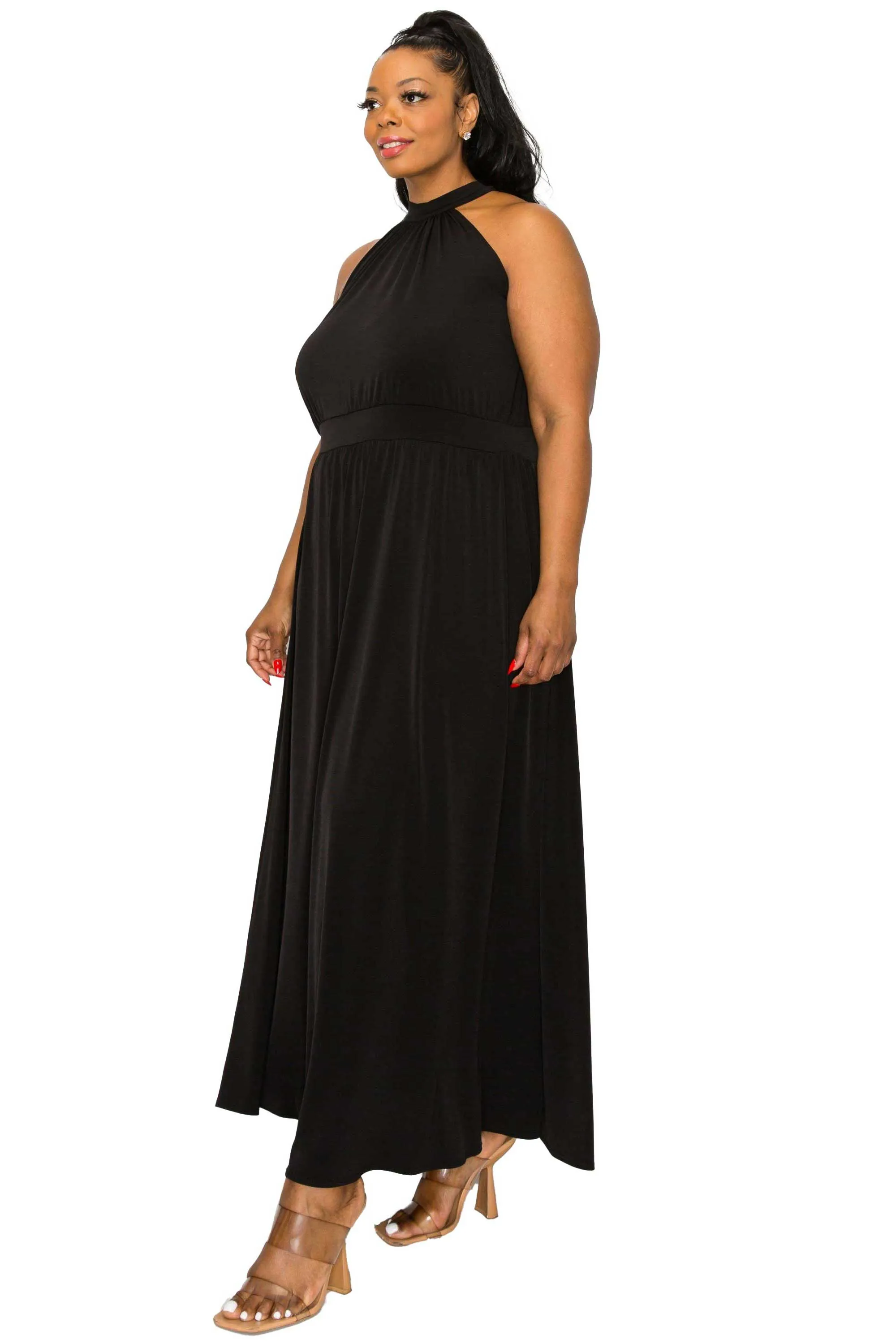 Cassia Halter Neck Dress