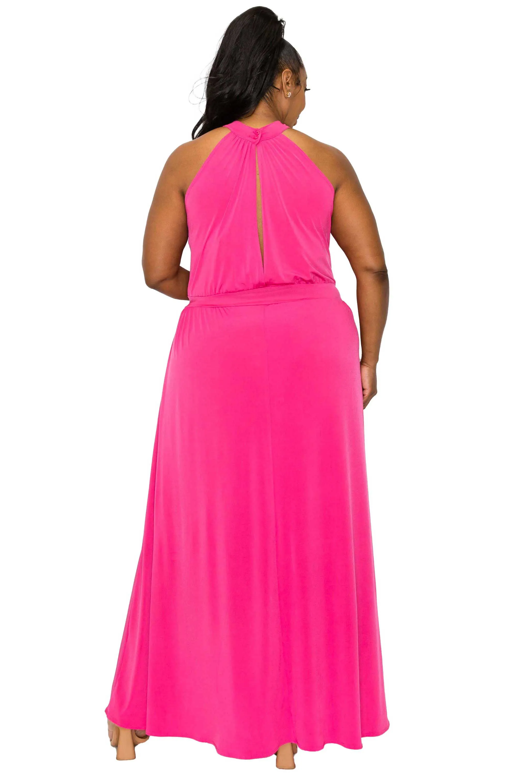 Cassia Halter Neck Dress