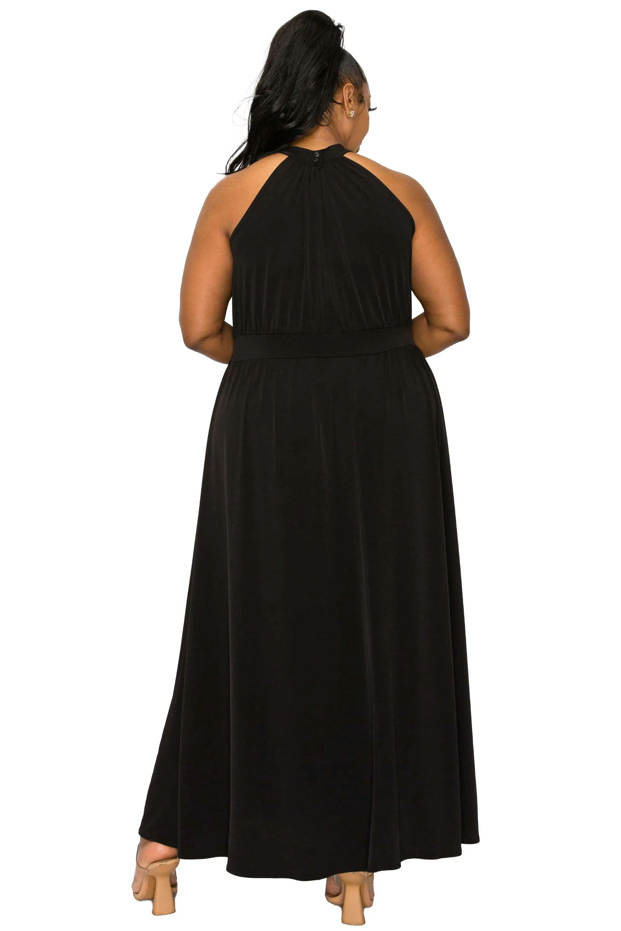 Cassia Halter Neck Dress