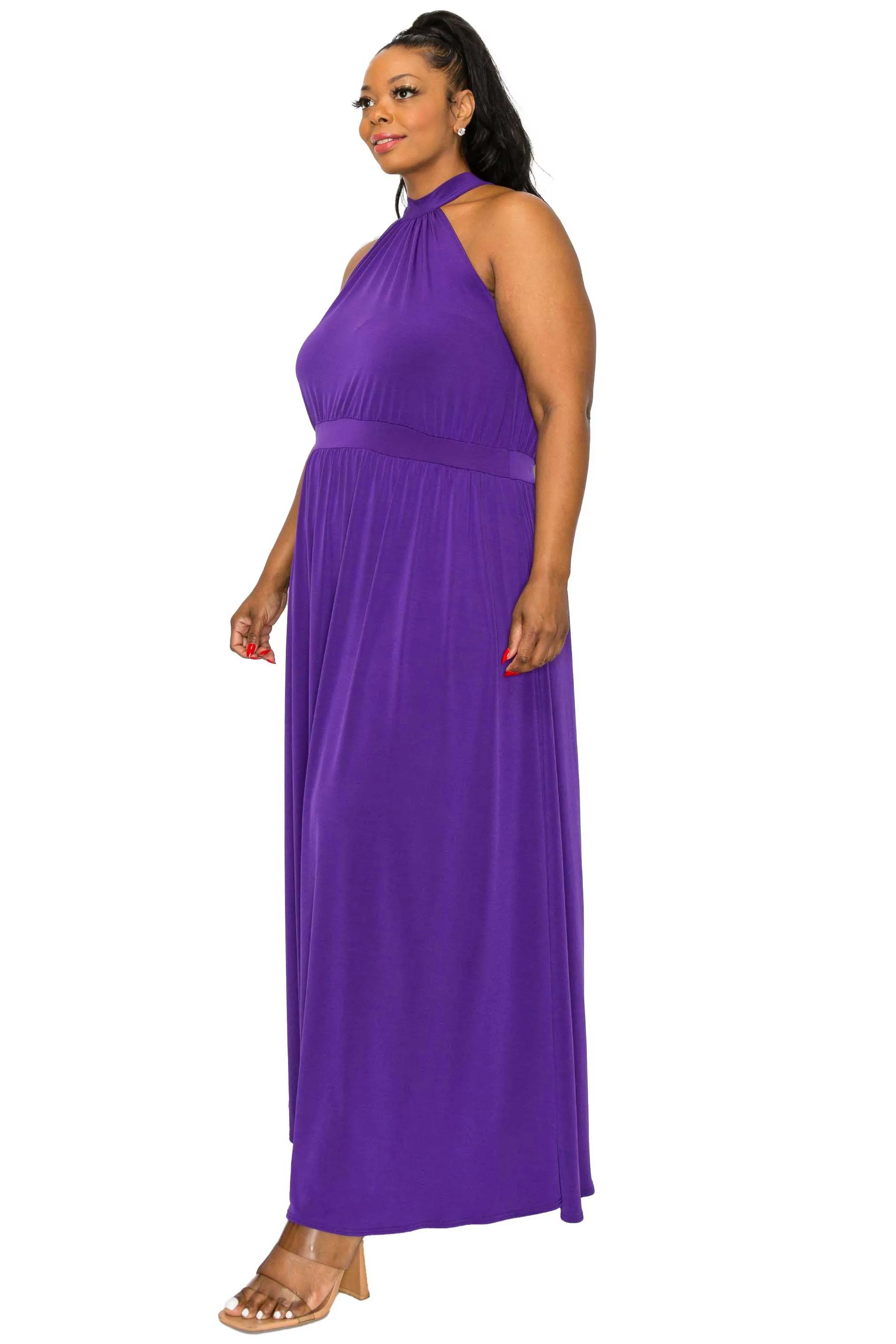 Cassia Halter Neck Dress