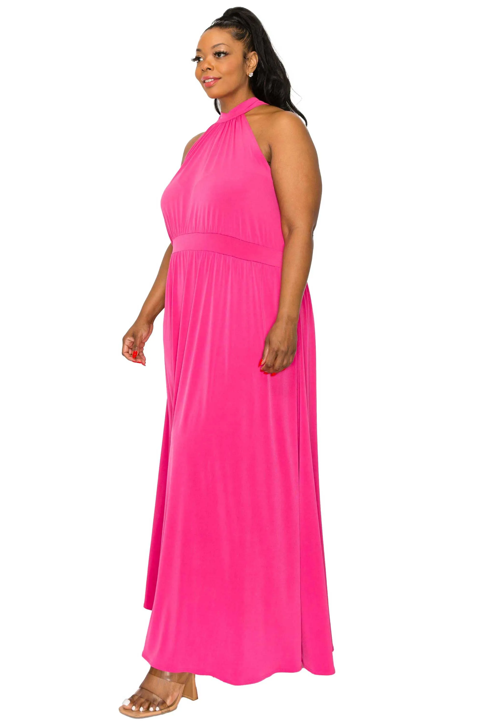 Cassia Halter Neck Dress
