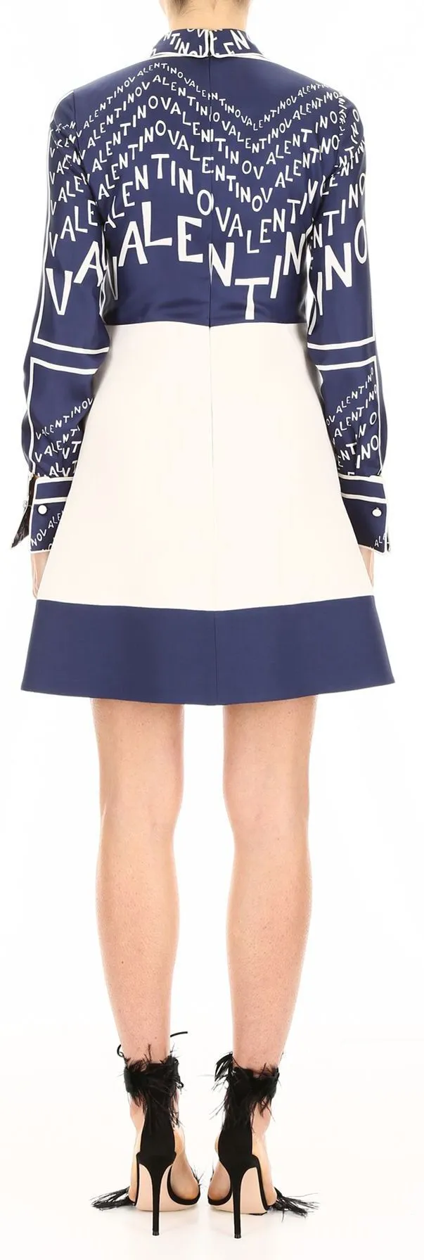 Chevron-Logo Shirt-Dress