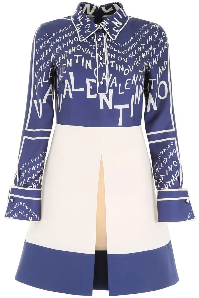Chevron-Logo Shirt-Dress