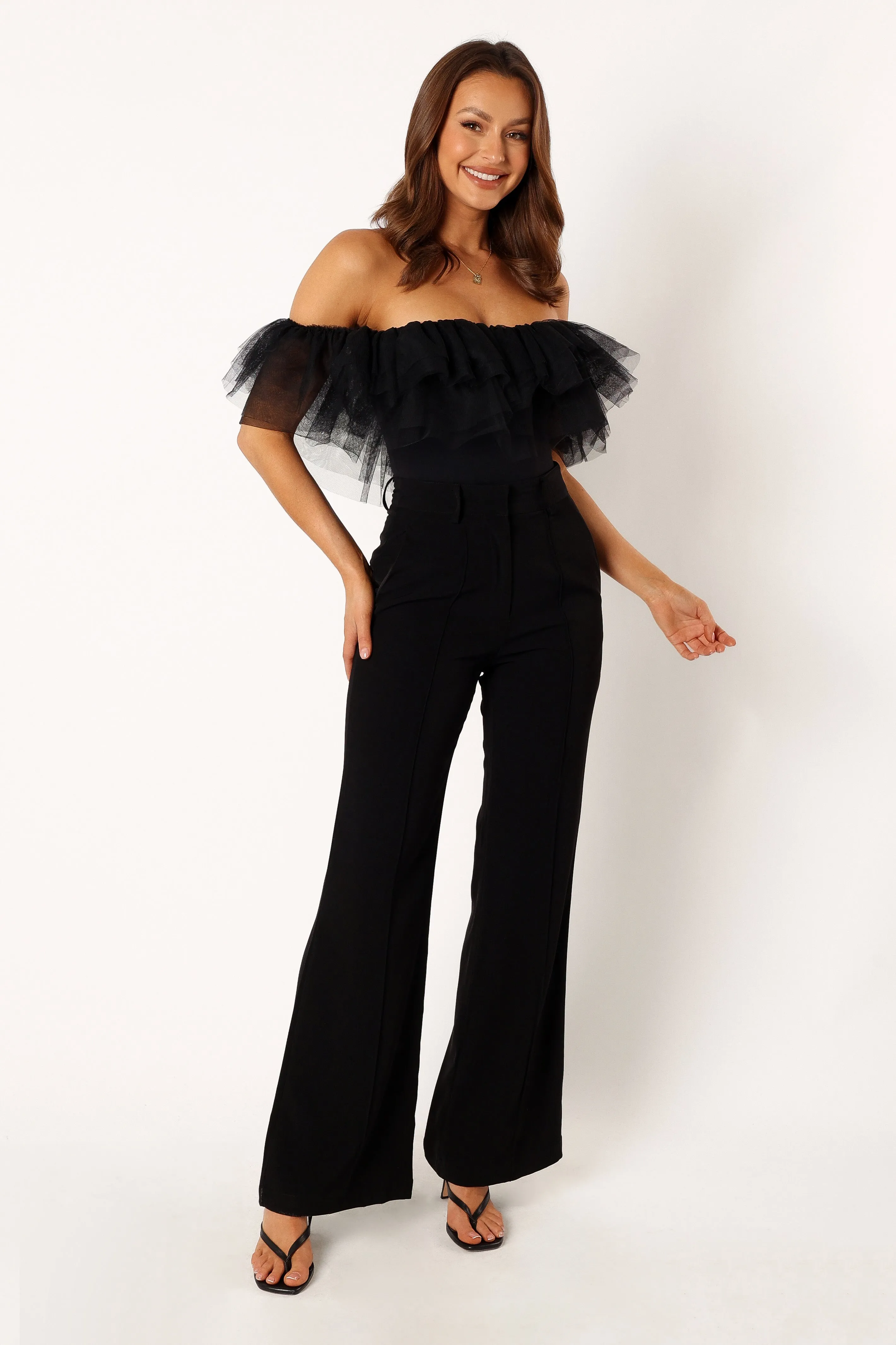Dae Off Shoulder Bodysuit - Black