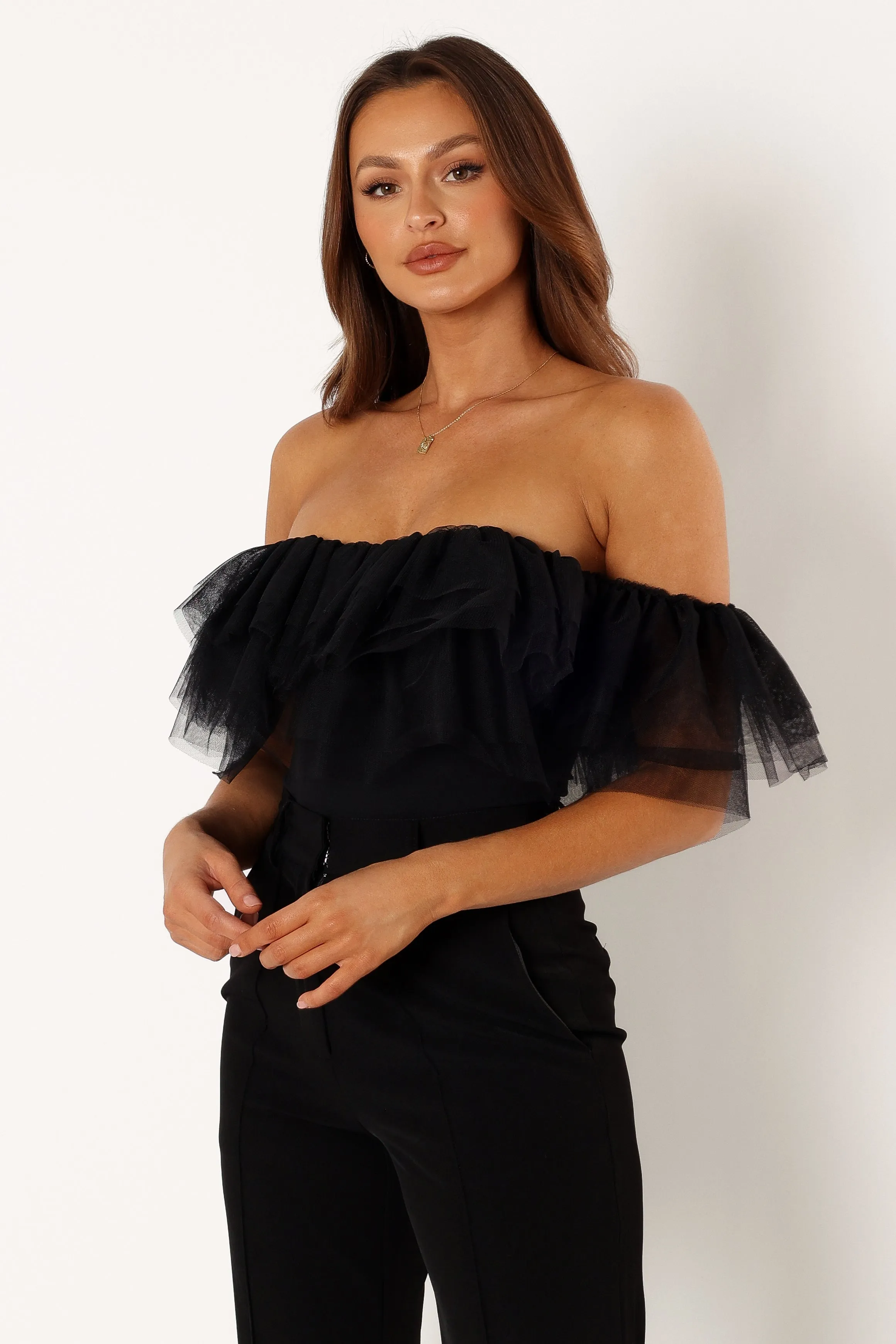 Dae Off Shoulder Bodysuit - Black