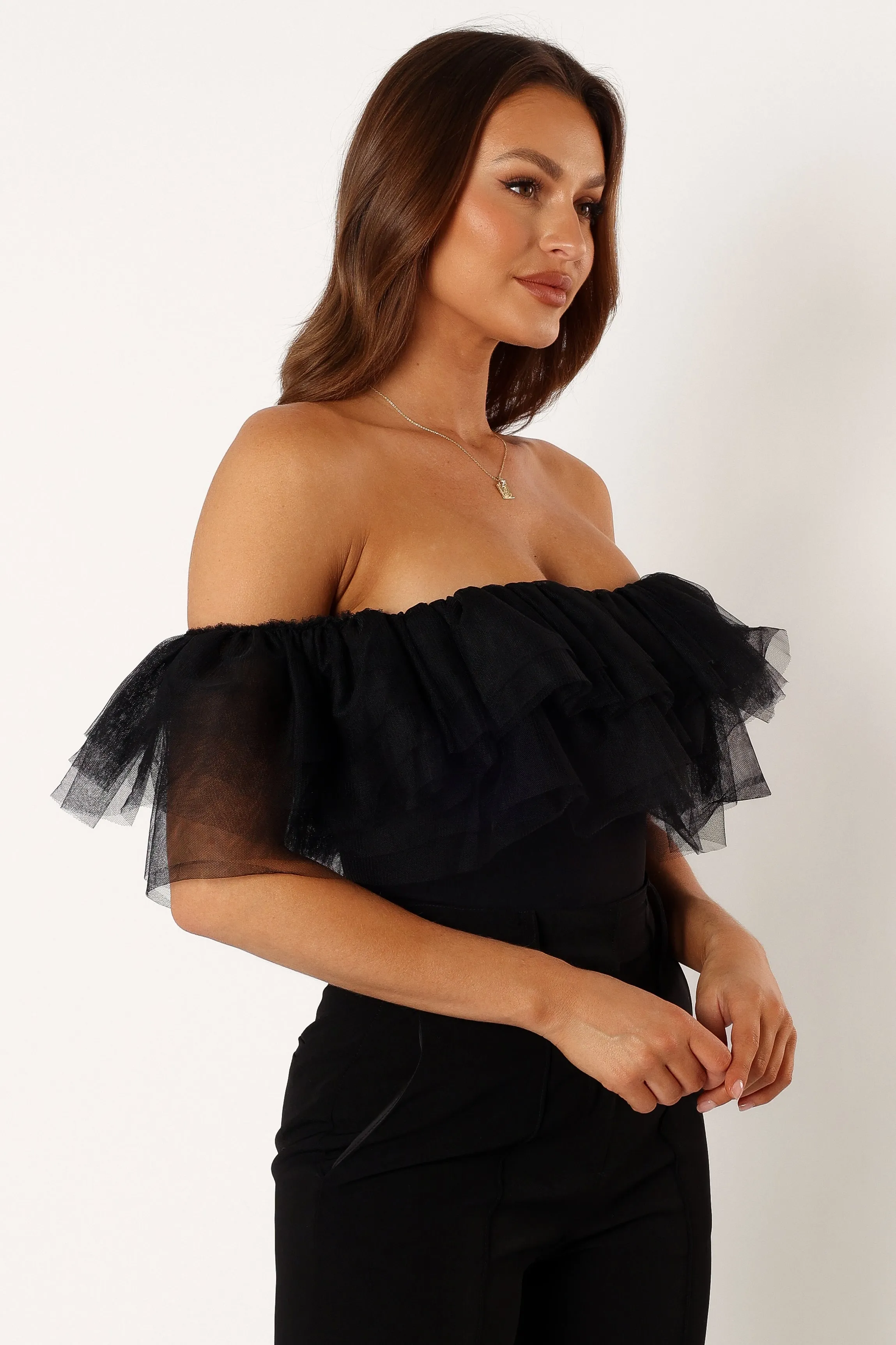 Dae Off Shoulder Bodysuit - Black