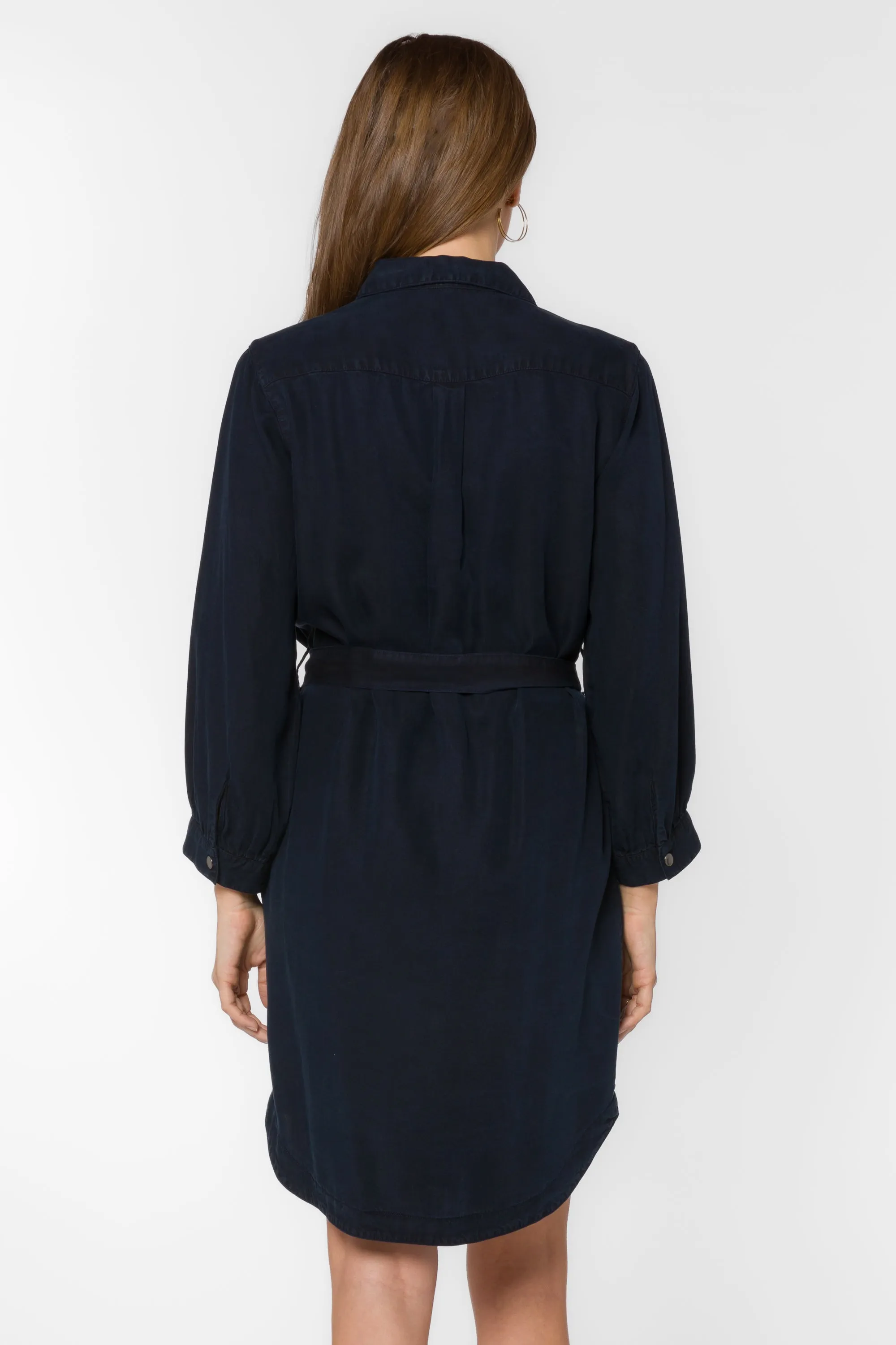 Dessa Overdye Indigo Shirtdress