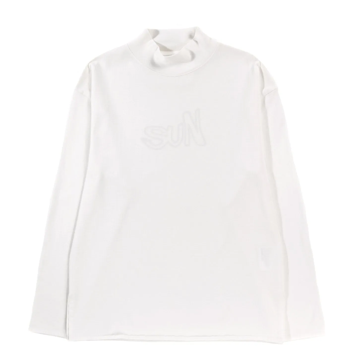 ERL MOCKNECK LONGSLEEVE T-SHIRT WHITE