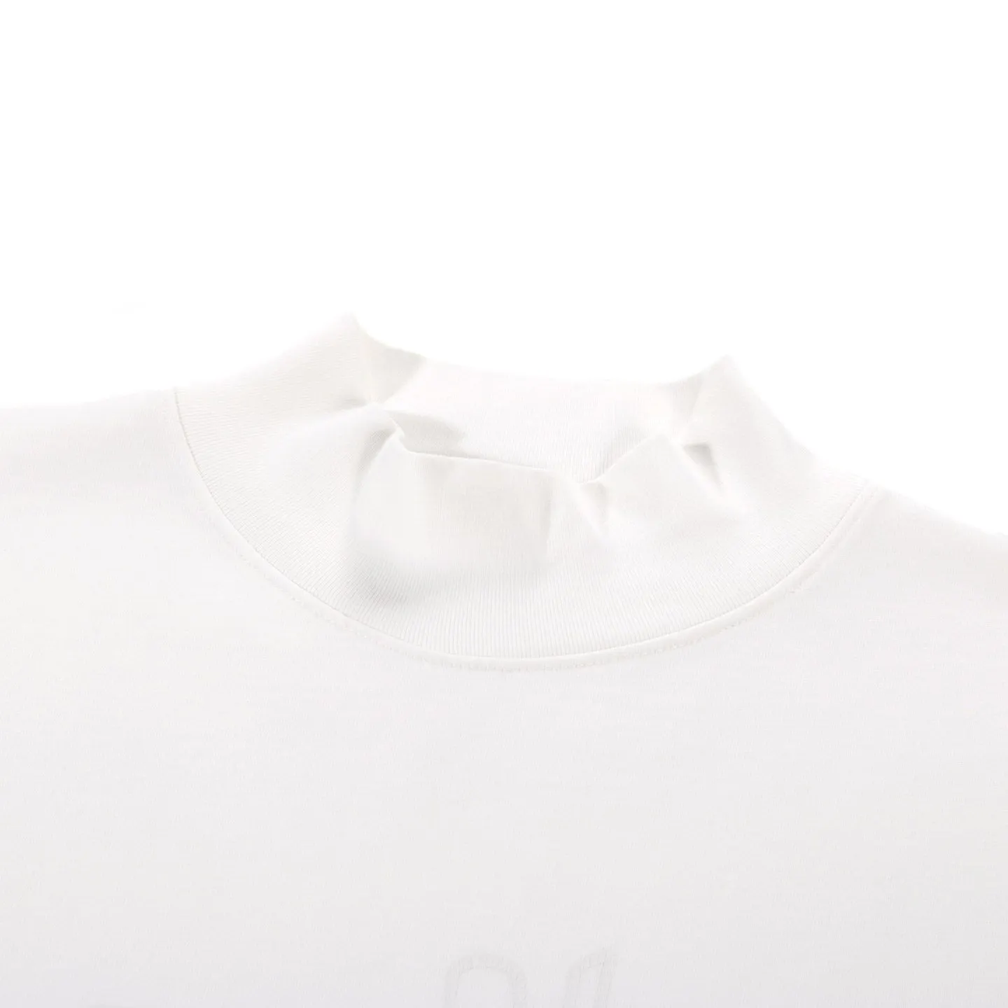 ERL MOCKNECK LONGSLEEVE T-SHIRT WHITE