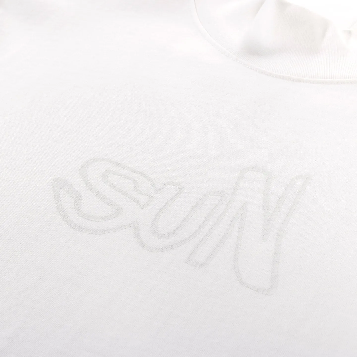 ERL MOCKNECK LONGSLEEVE T-SHIRT WHITE