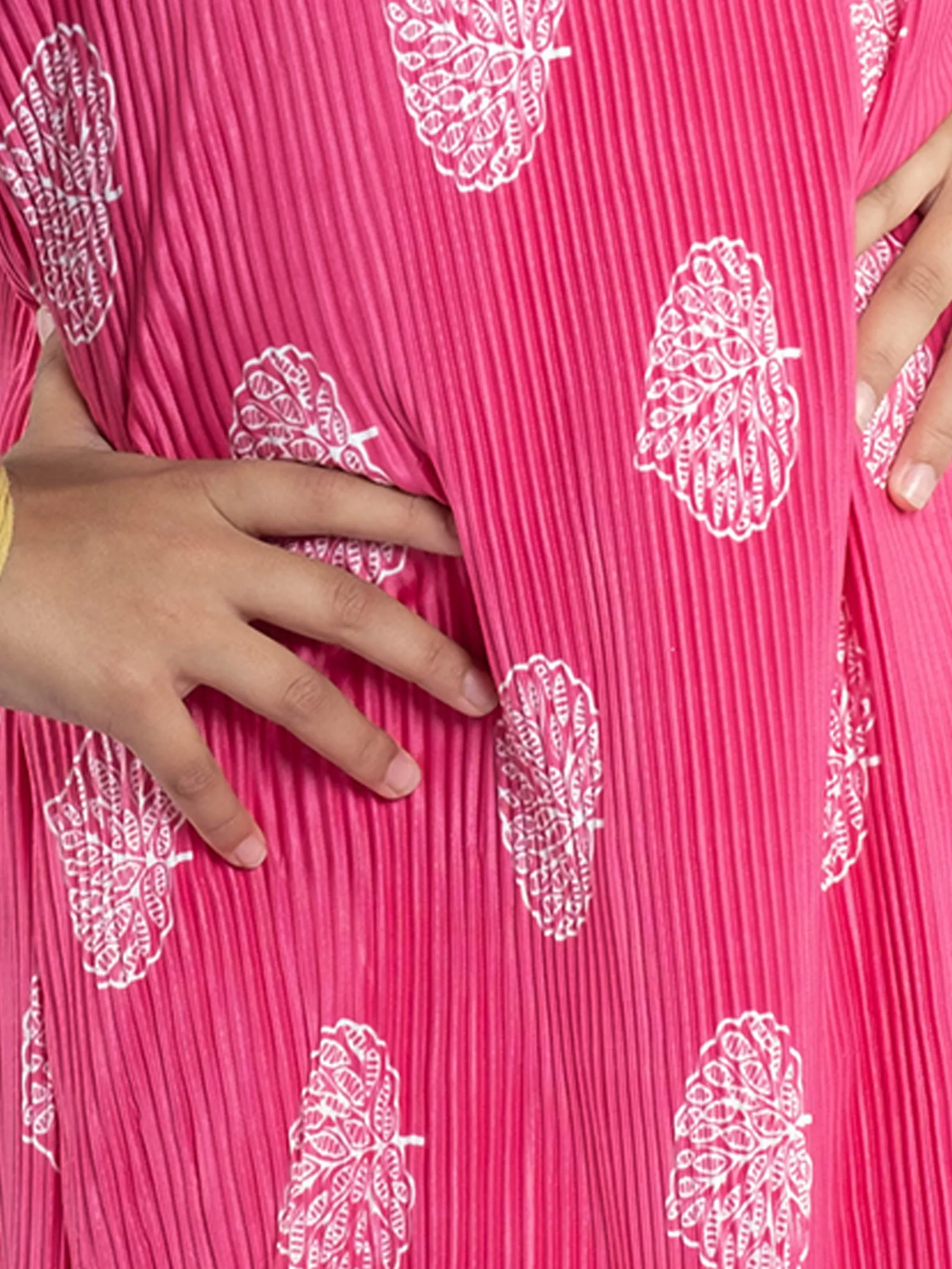 Girls Pleated Halter Neck Dress