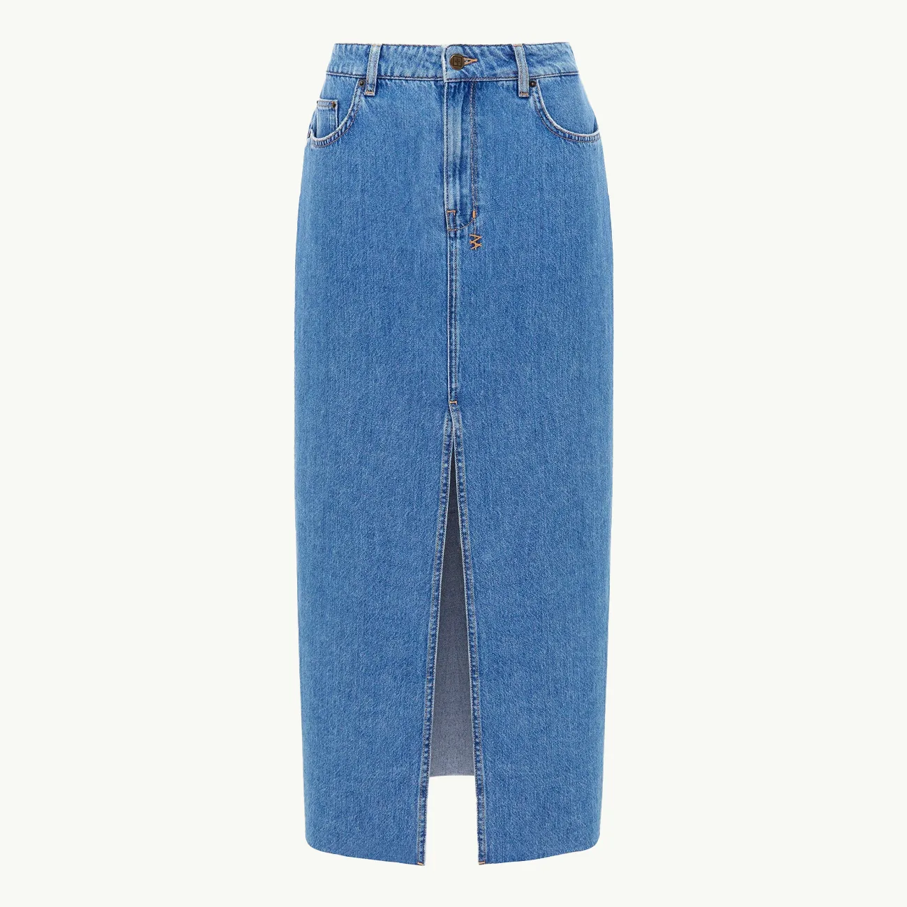 KARA MAXI SKIRT HERITAGE DENIM