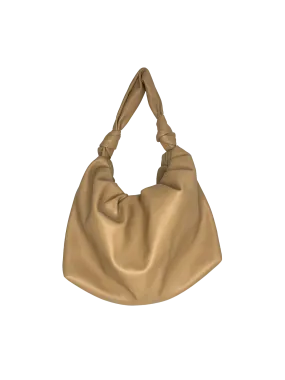 MANGO Brown Pleated Volume Bag One Size