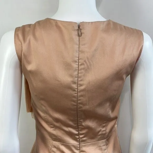Margareth & Moi Pink Pleated with Chiffon Dress