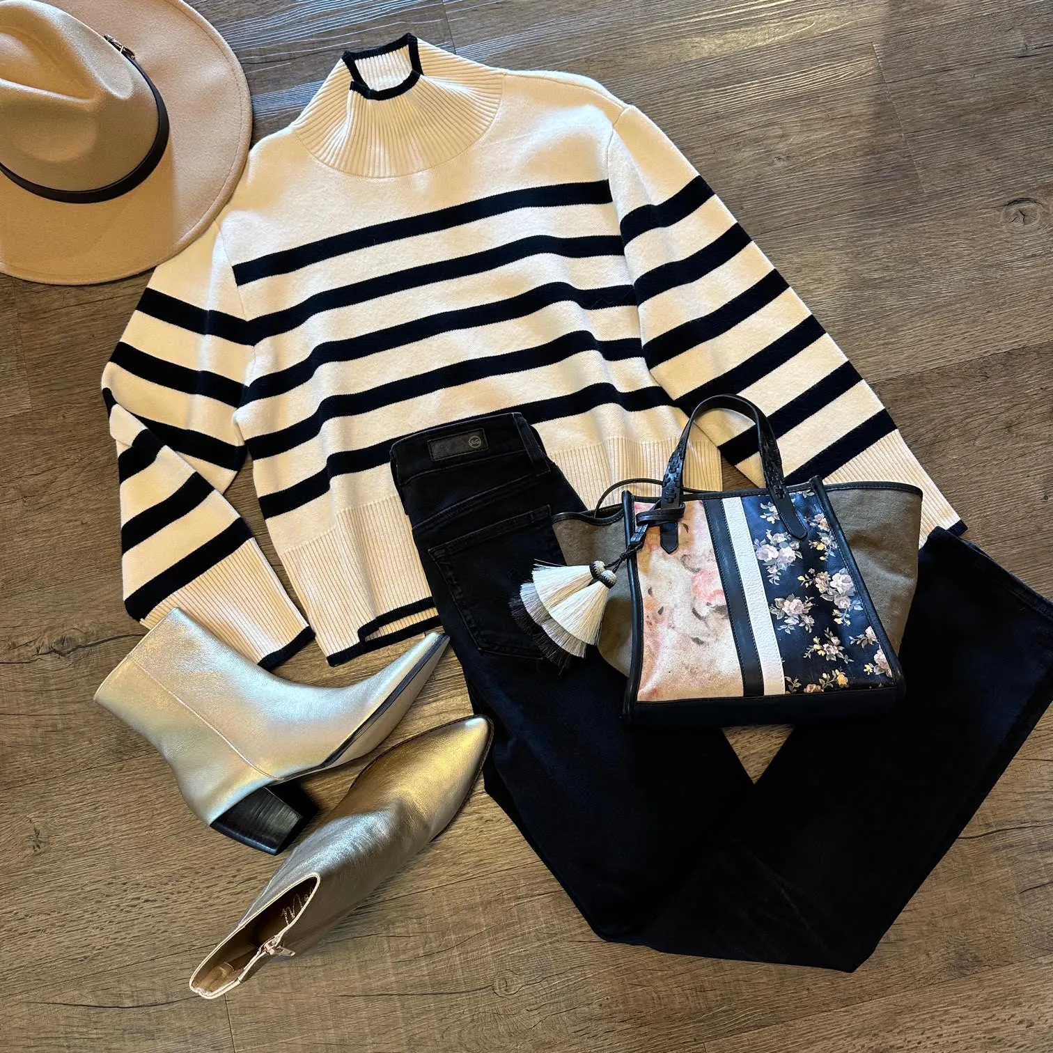 Mari High Rise Slim Straight in city by AG