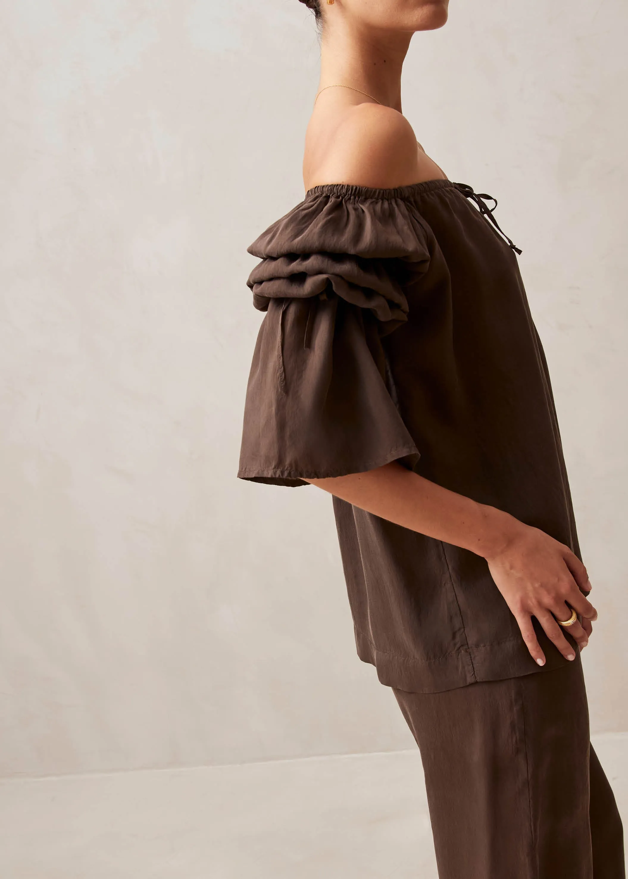 Mersea Brown Blouse