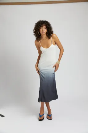 Midi Slip Dress - Charcoal Fade