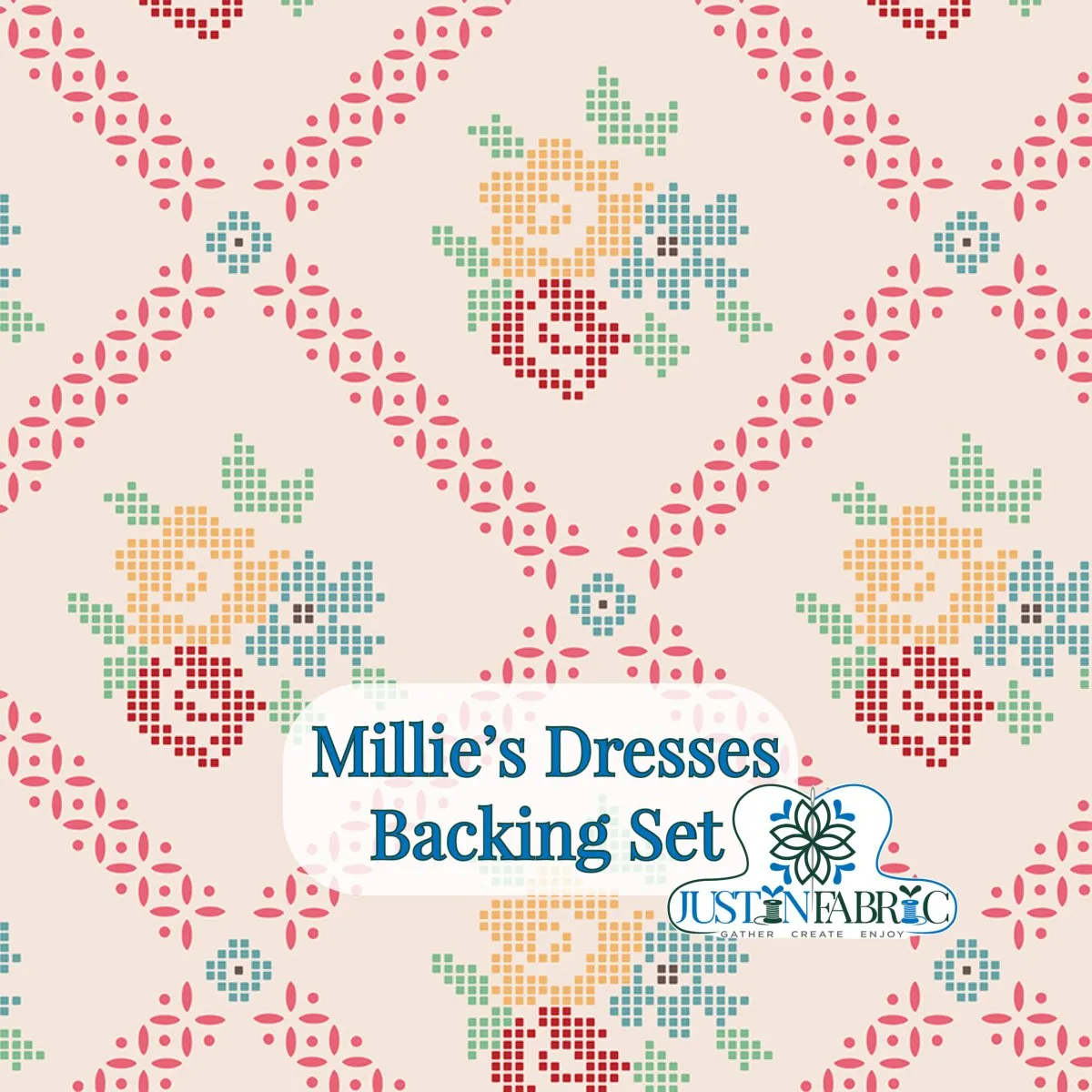 Millie's Dresses Quilt Kit featuring Mercantile by Lori Holt | Riley Blake Designs