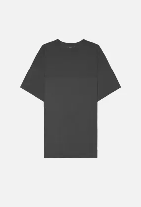 Mock Panel Tee / Charcoal