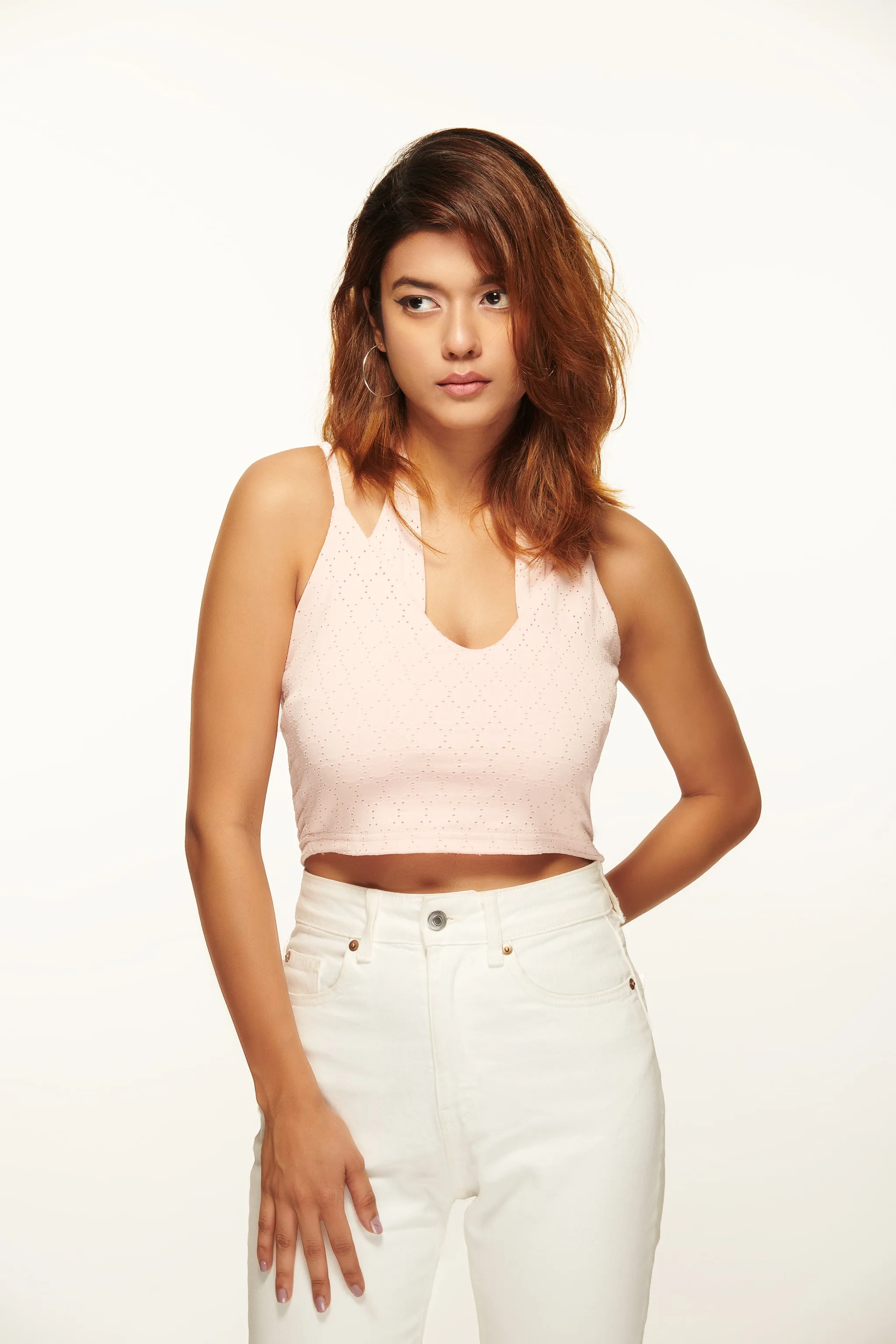 Multi-Strap Layered Top