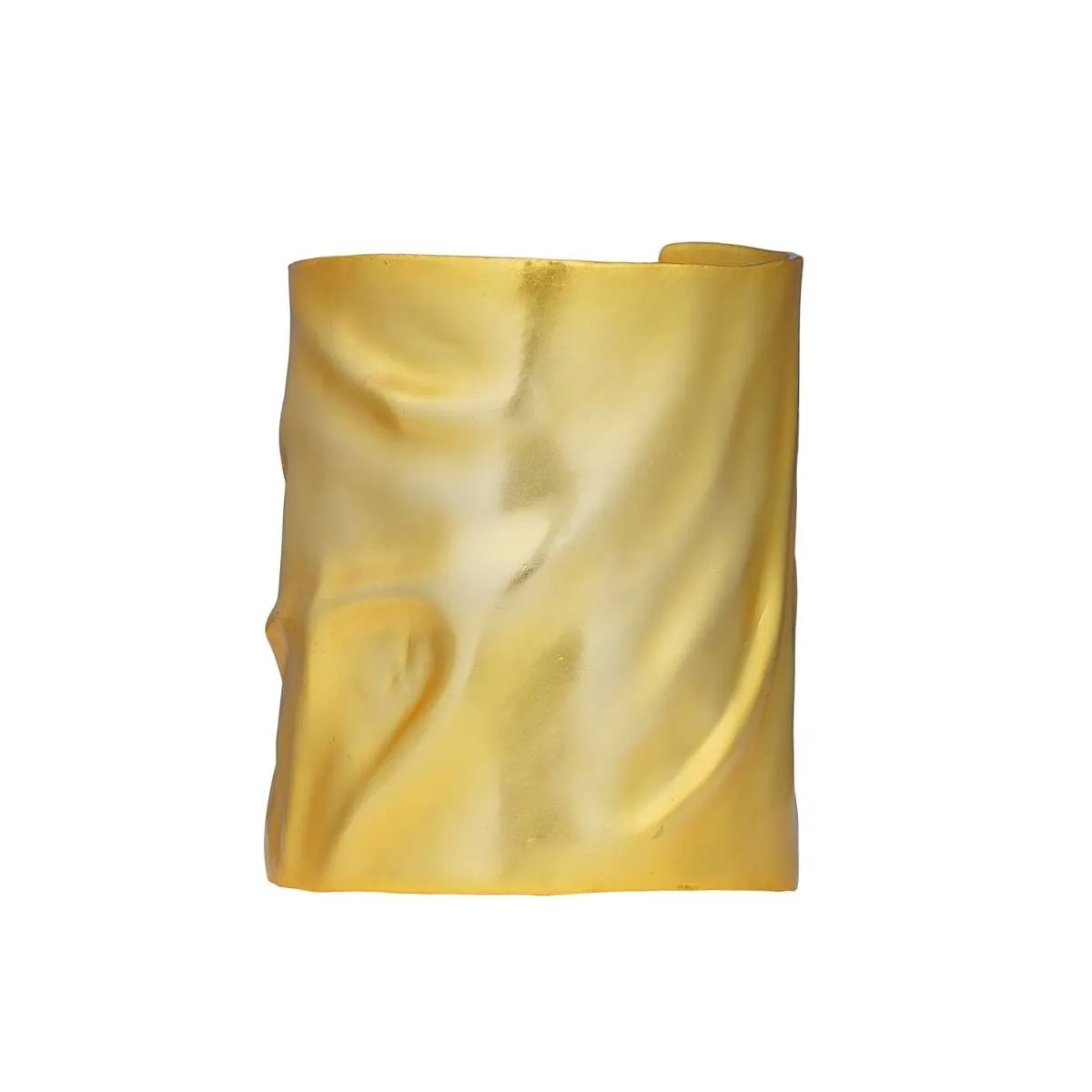 Nature's Art Goldtone Statement Cuff Bracelet