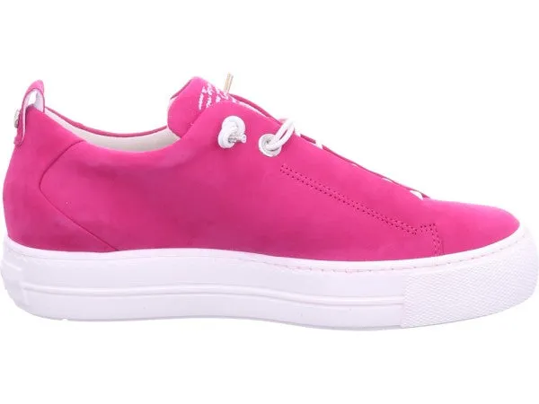 PAUL GREEN NUBUCK PINK RUNNERS 5017-205