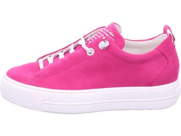 PAUL GREEN NUBUCK PINK RUNNERS 5017-205