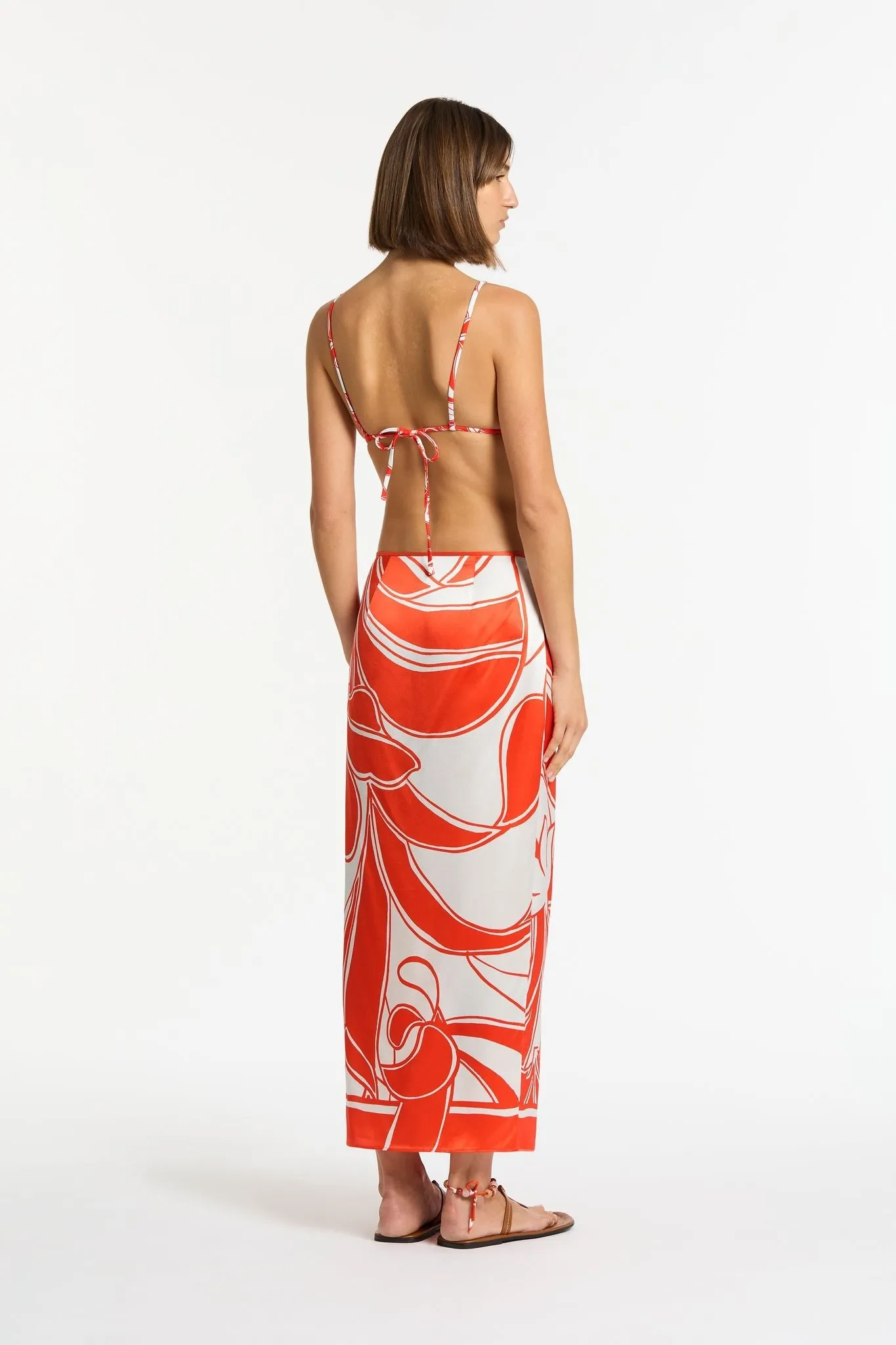 RAMONA WRAP SKIRT-MARIPOSA LILY