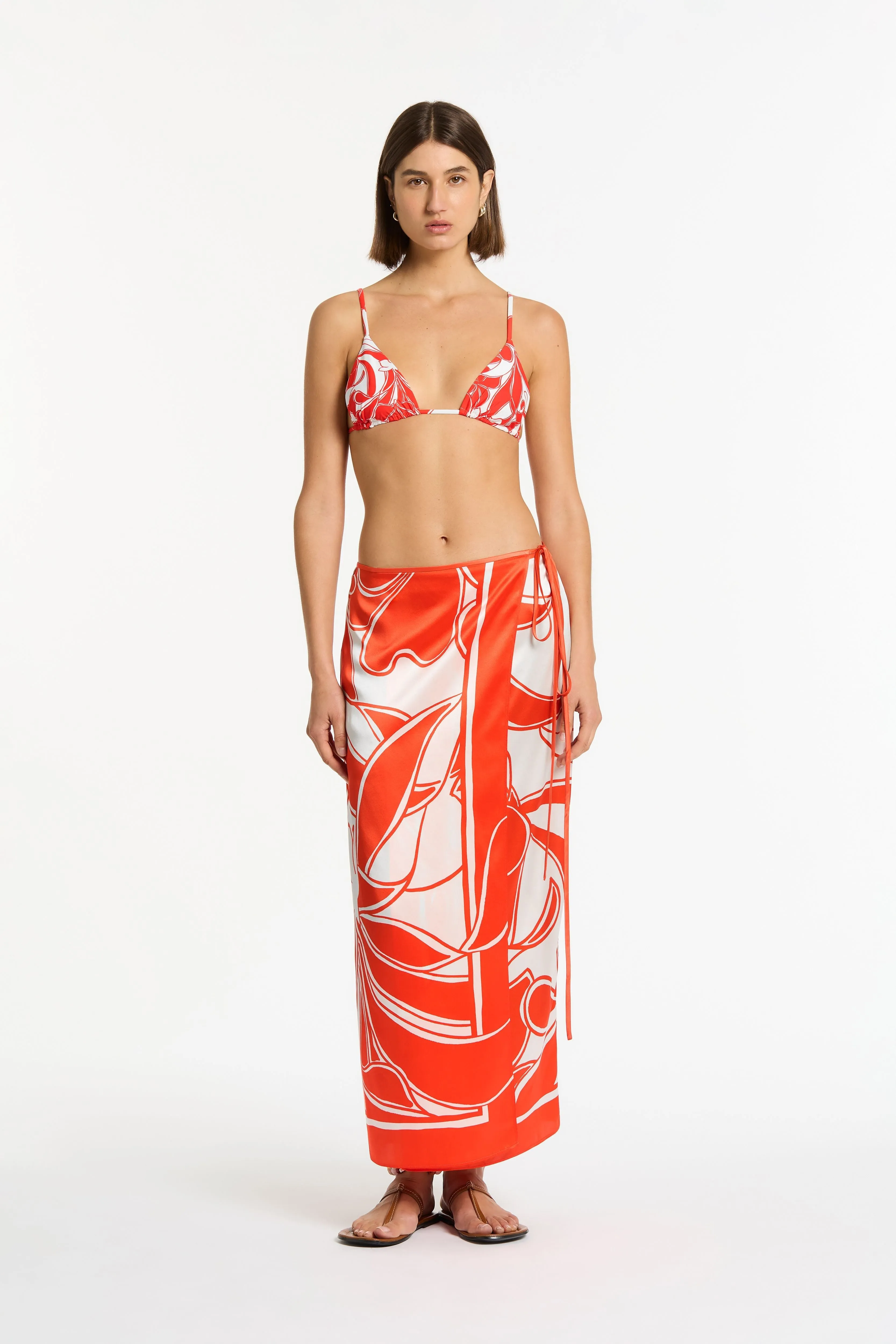 RAMONA WRAP SKIRT-MARIPOSA LILY