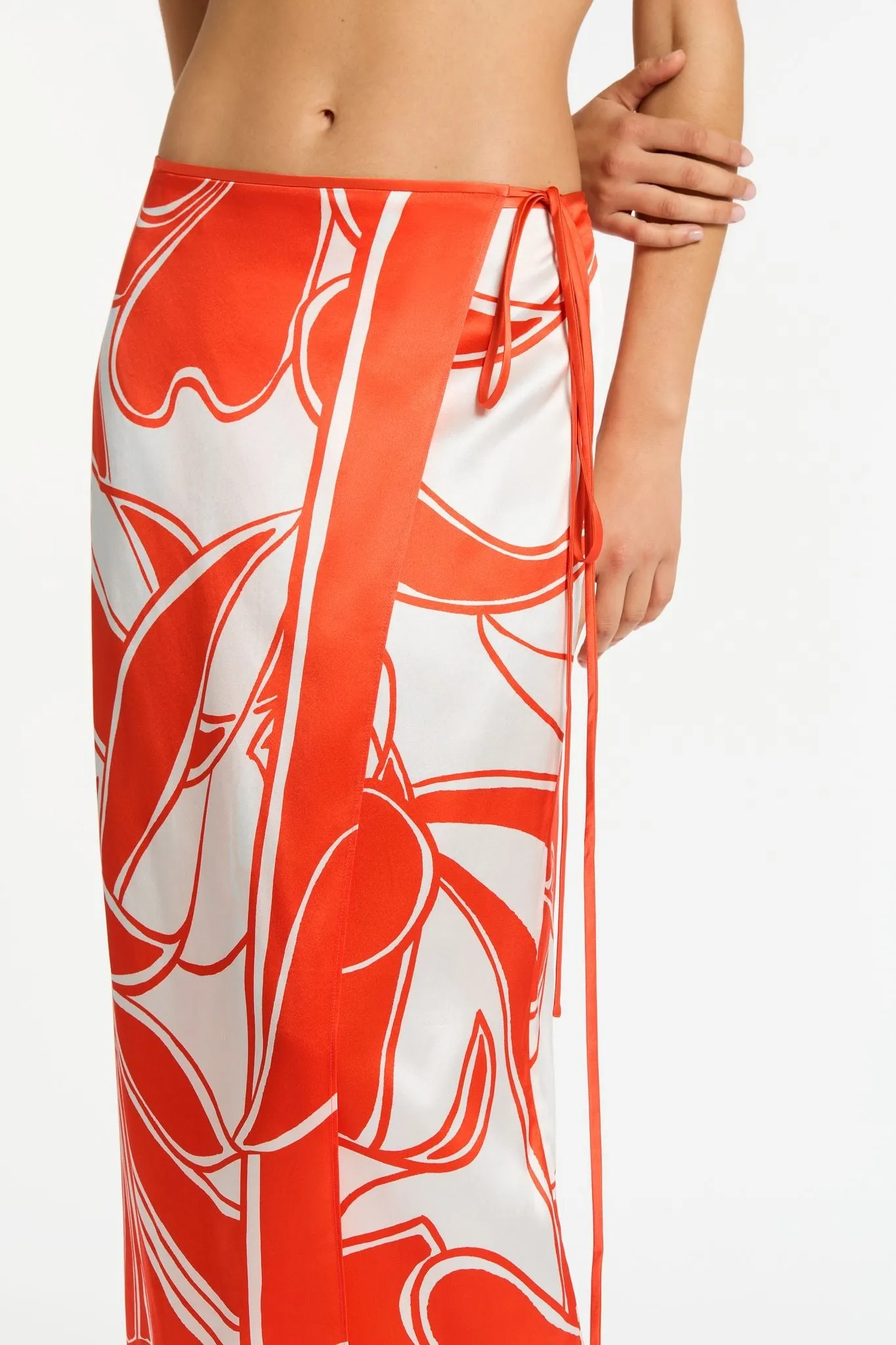 RAMONA WRAP SKIRT-MARIPOSA LILY