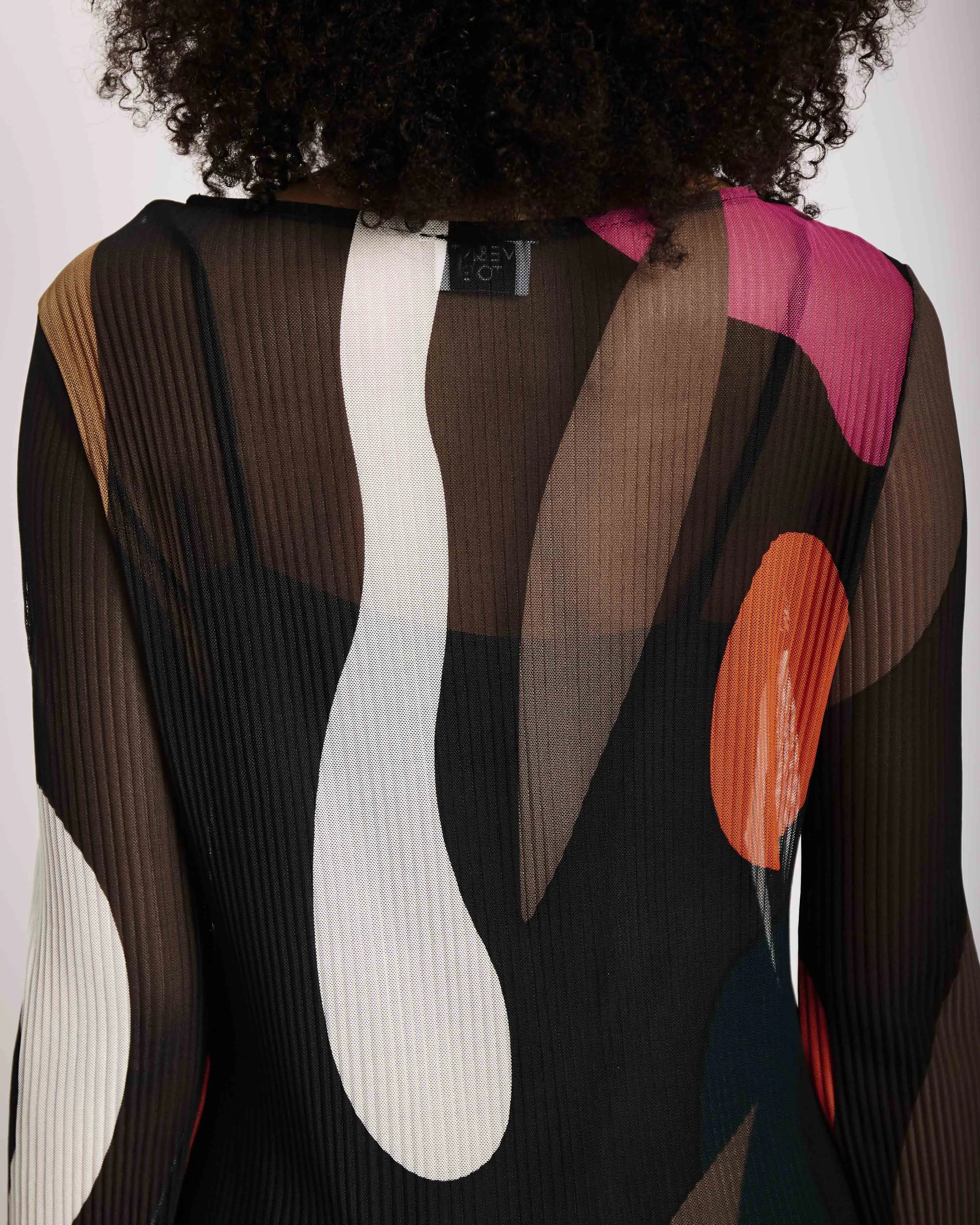 The Maxi Printed Plisse Dress
