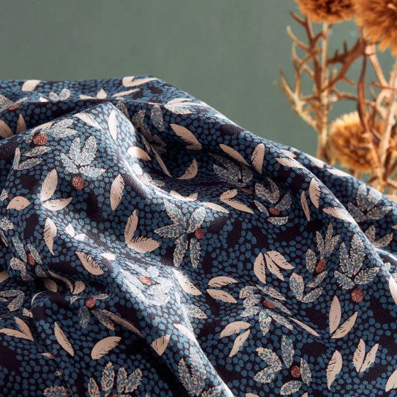 Viscose Crepe Fabric in Lucie River