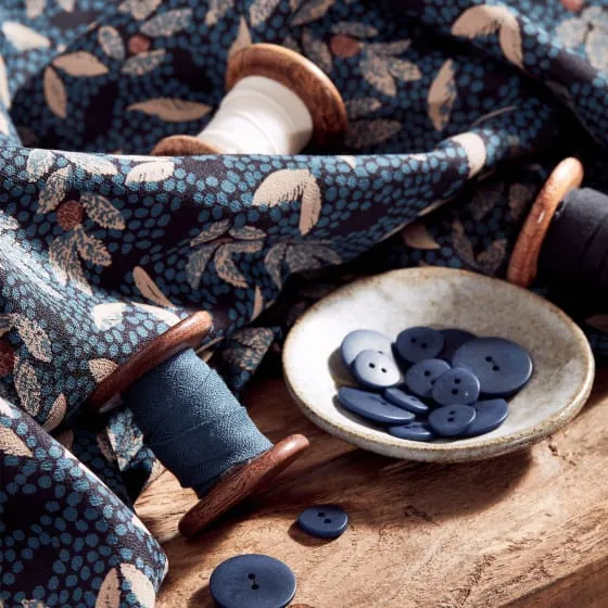 Viscose Crepe Fabric in Lucie River