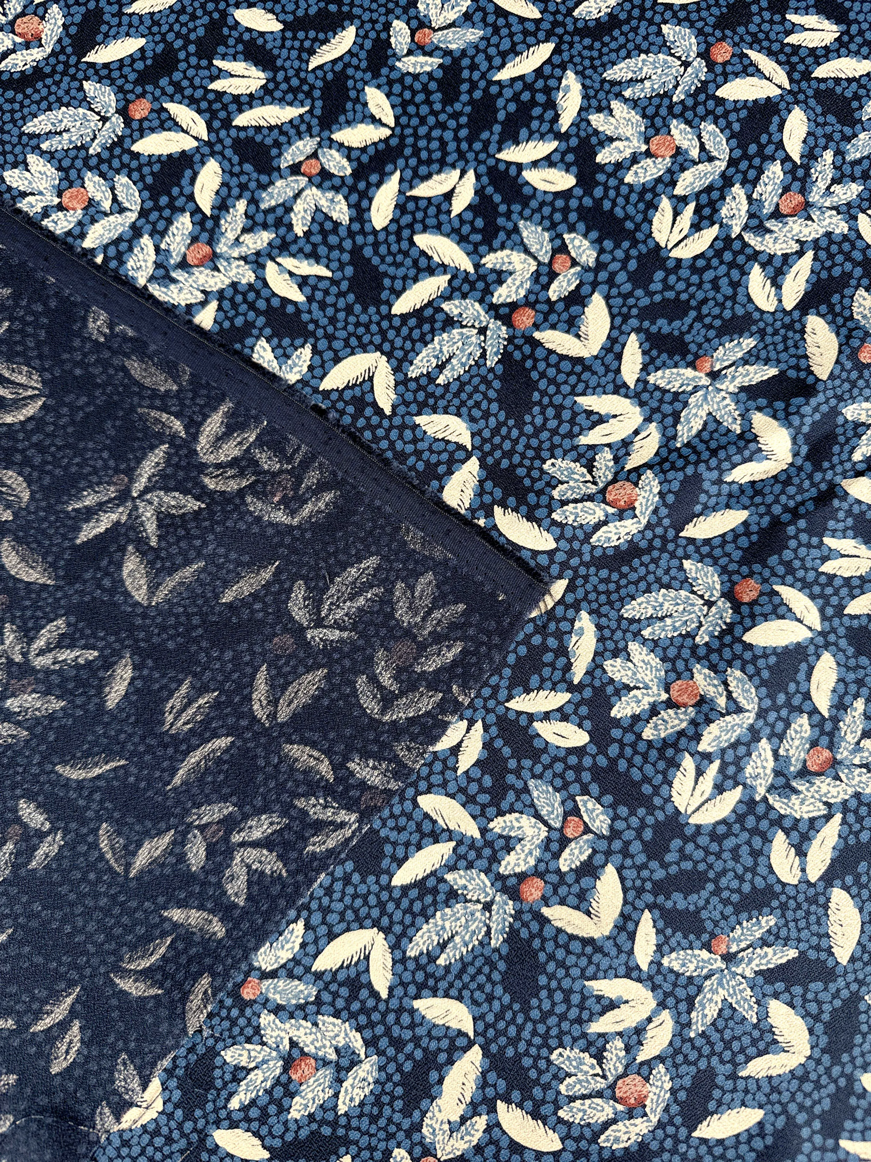 Viscose Crepe Fabric in Lucie River